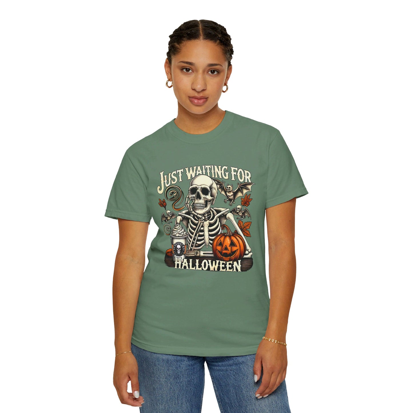 Waiting for Halloween Comfort Colors Graphic Tee
