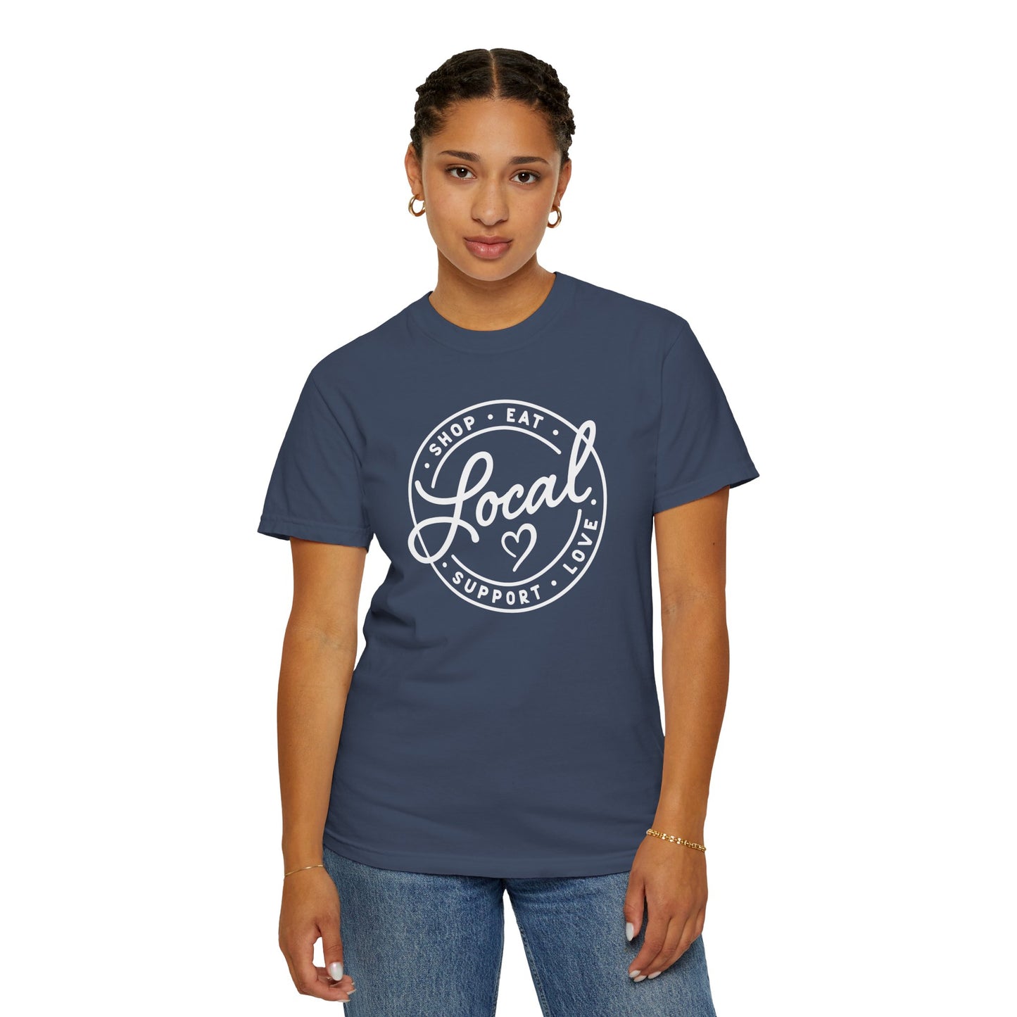 Support Local Comfort Colors Graphic Tee