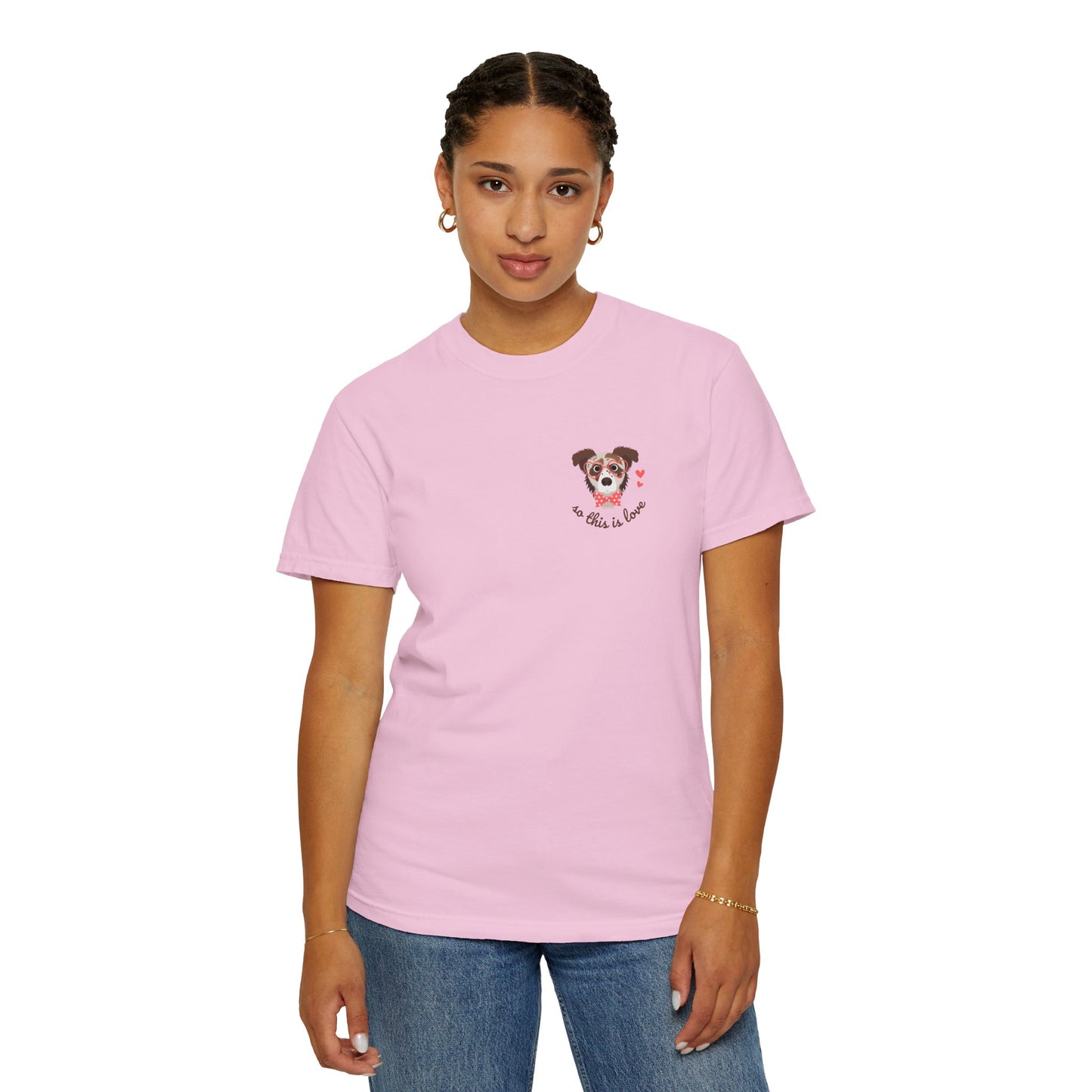 So This Is Love Australian Shepard Comfort Colors Graphic Tee