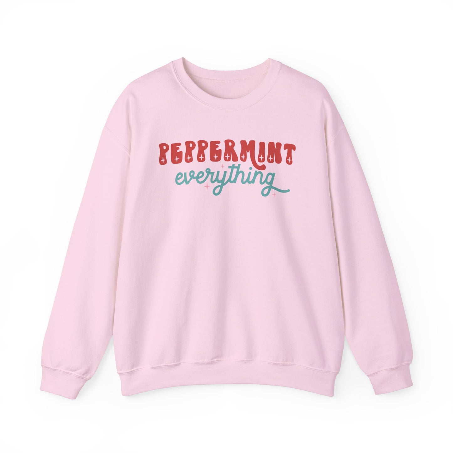 Peppermint Everything Gildan Crew Sweatshirt