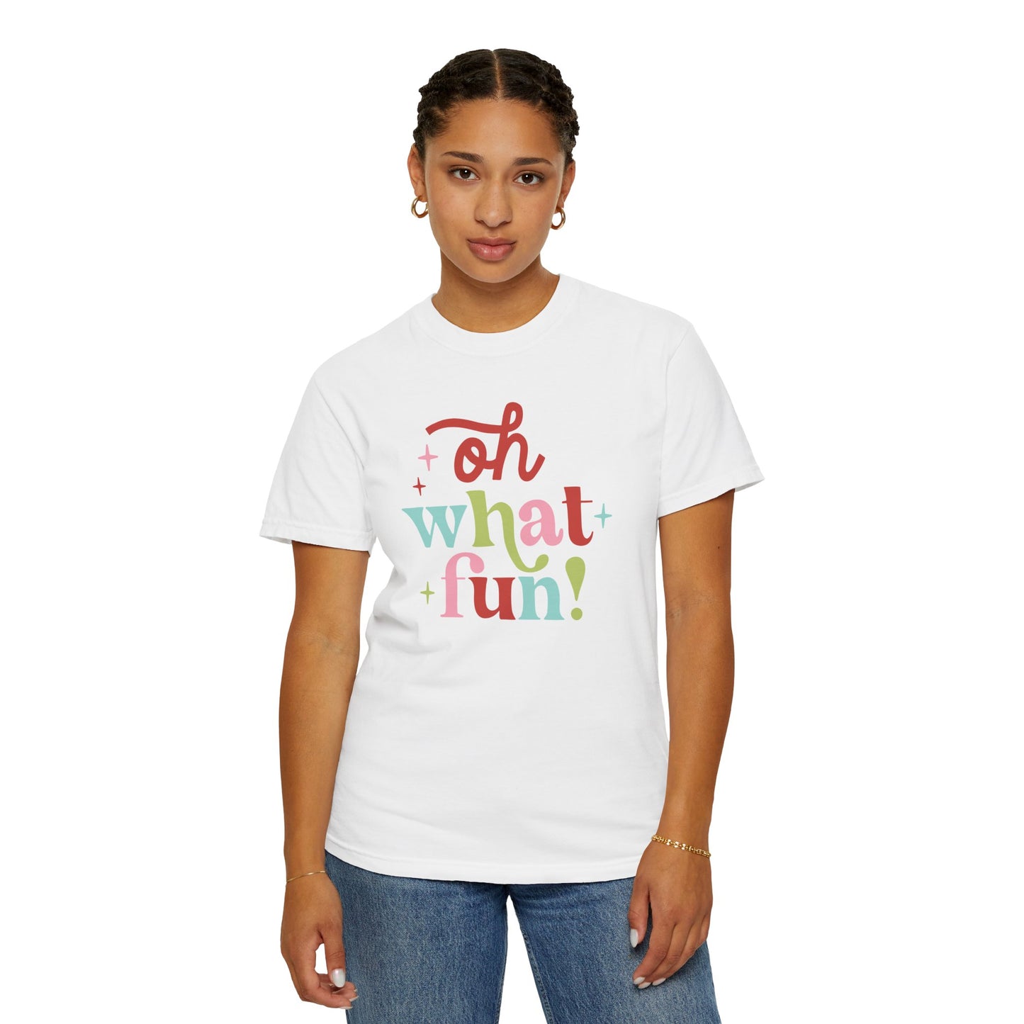 Oh What Fun Comfort Colors Graphic Tee