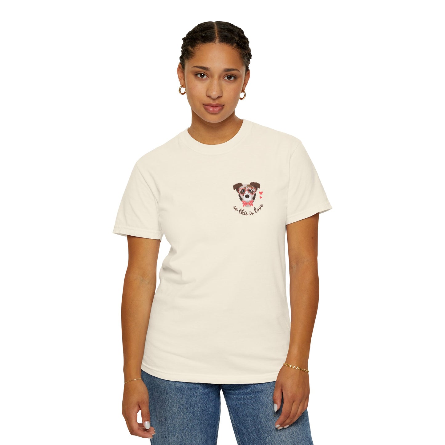 So This Is Love Australian Shepard Comfort Colors Graphic Tee