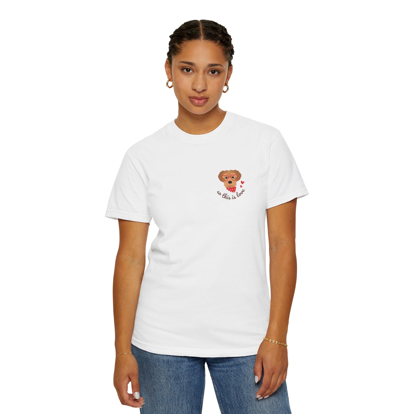 So This Is Love Yorkipoo Comfort Colors Graphic Tee