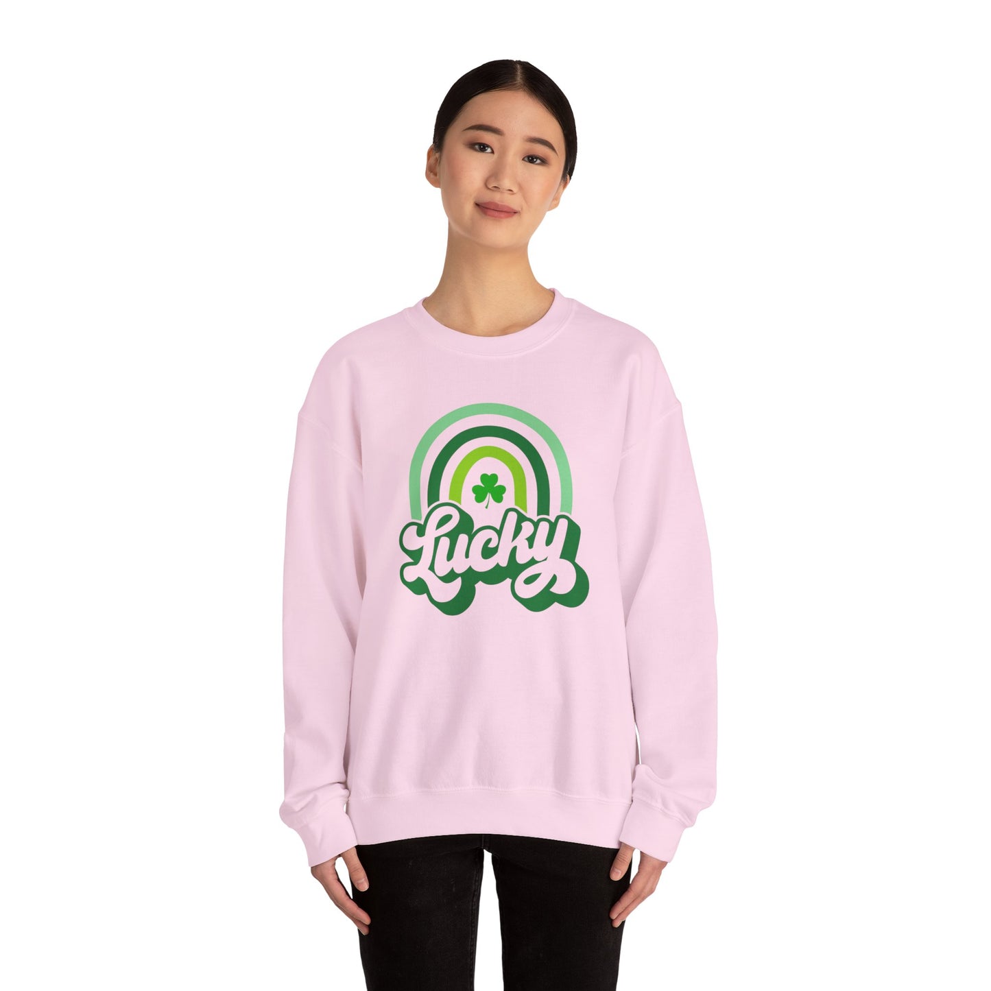 Lucky Rainbow Gildan Sweatshirt