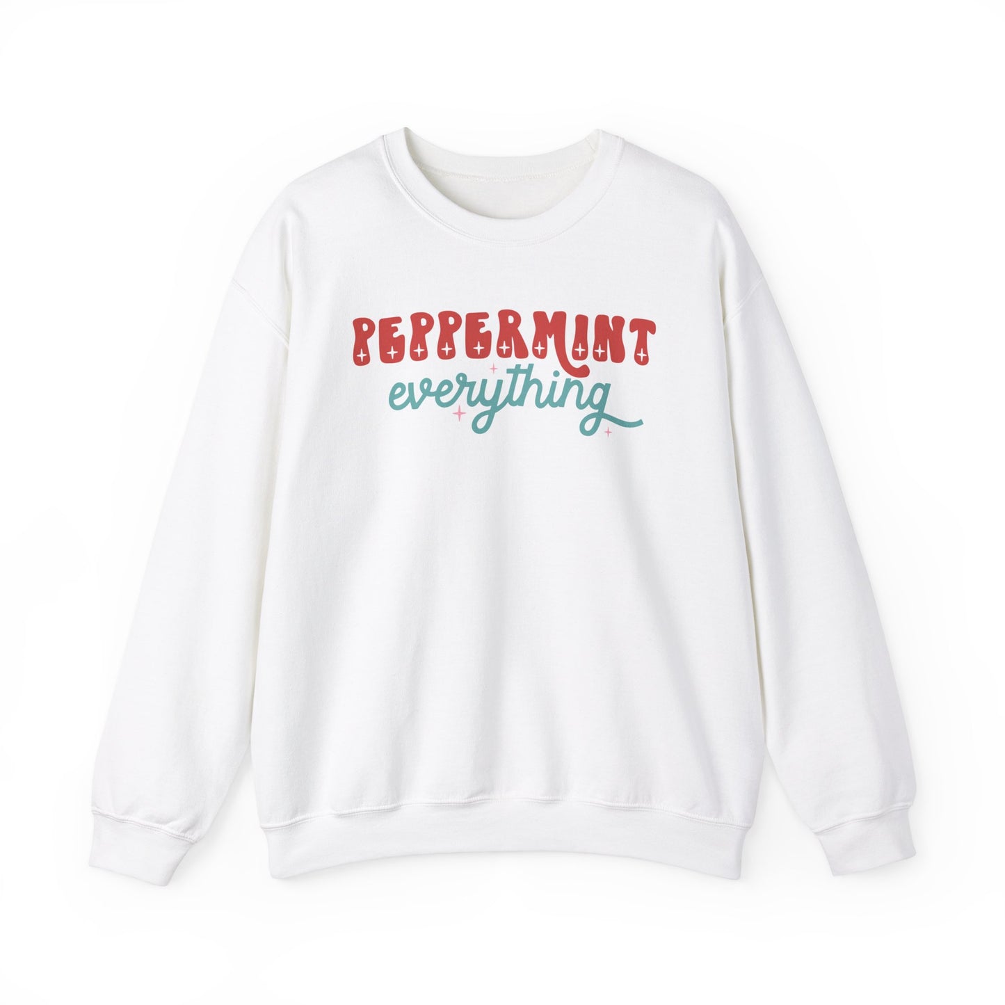 Peppermint Everything Gildan Crew Sweatshirt