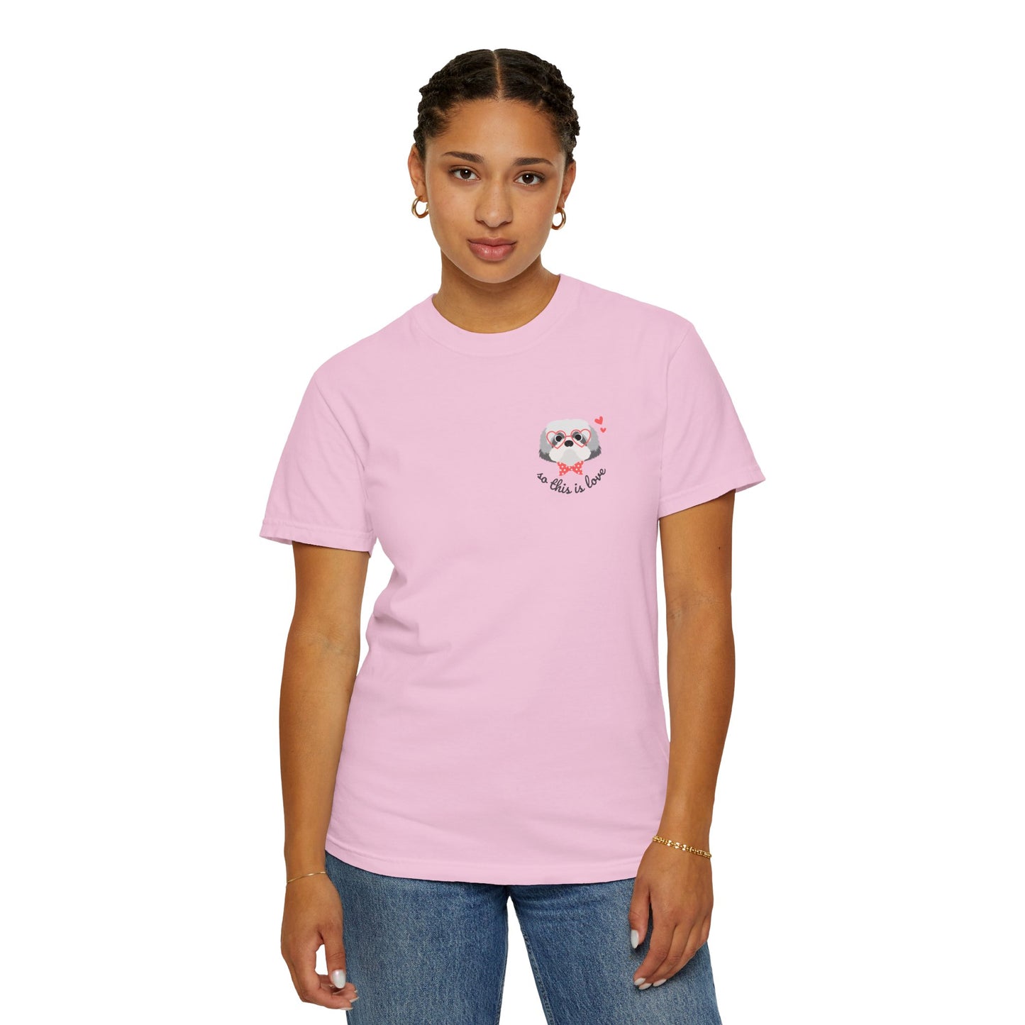 So This Is Love Shih Tzu Comfort Colors Graphic Tee