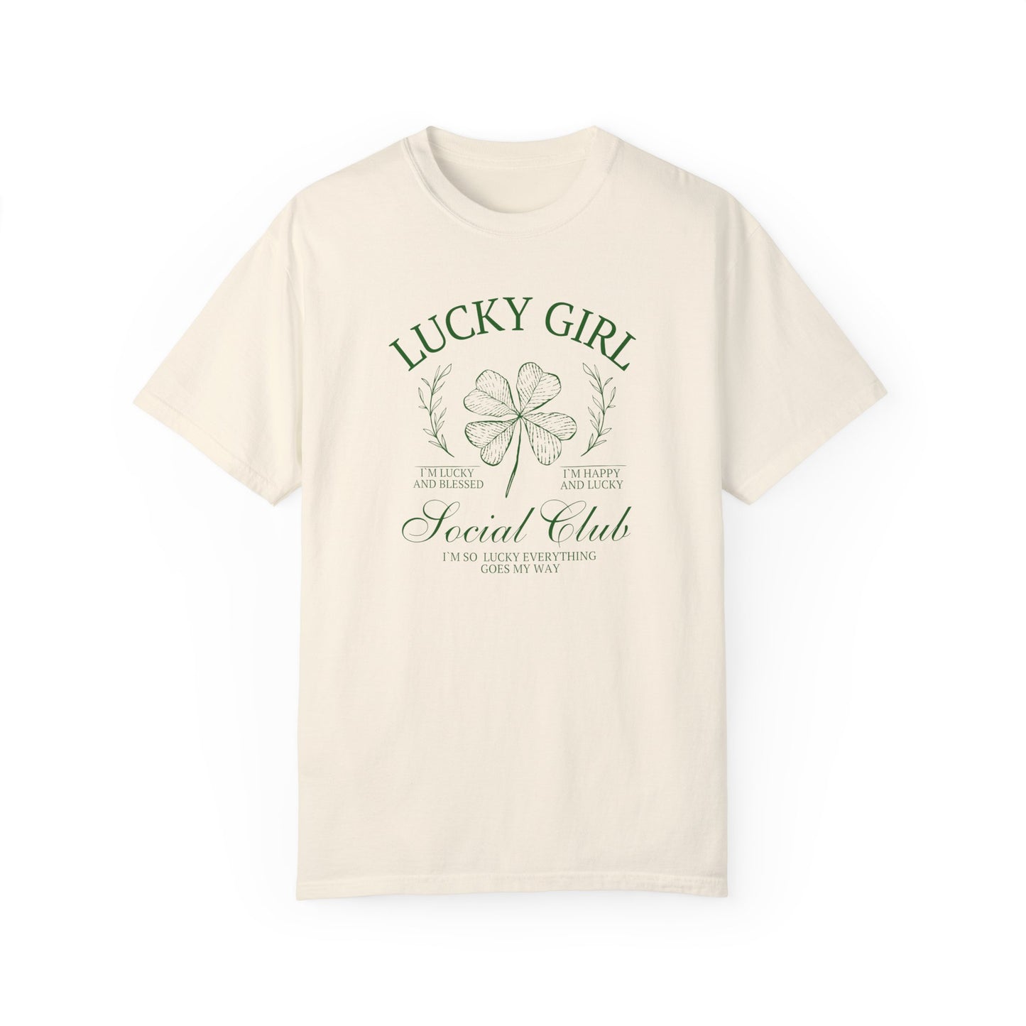 Lucky Girl Comfort Colors Graphic Tee