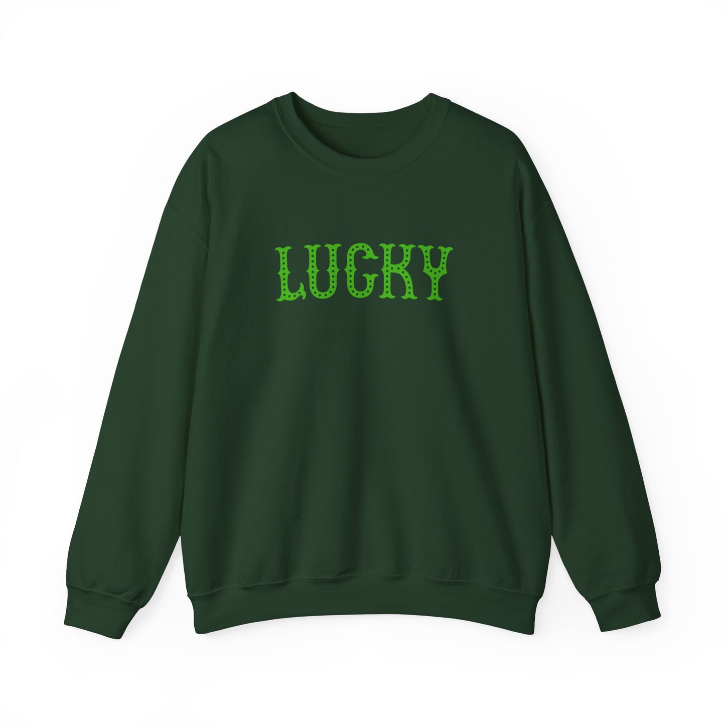 Lucky Collage Gildan Crew Sweatshirt