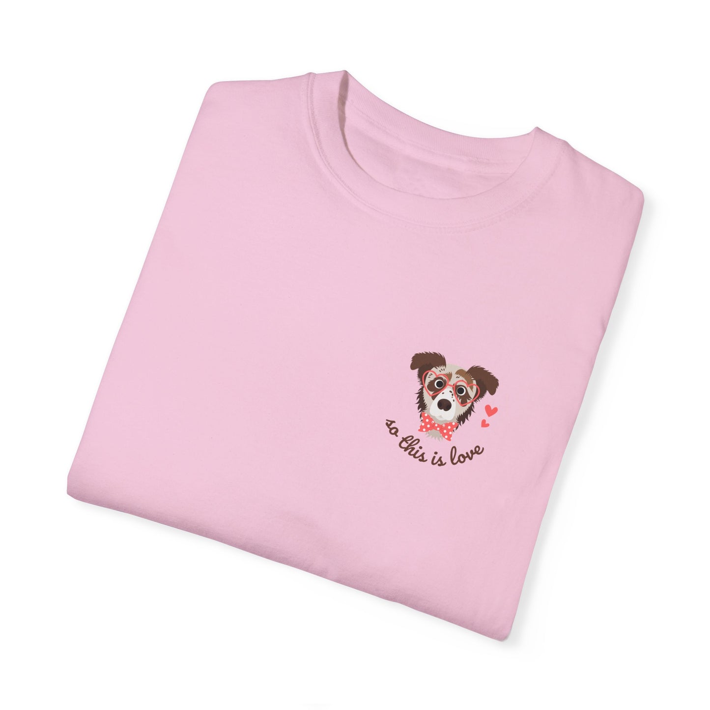 So This Is Love Australian Shepard Comfort Colors Graphic Tee