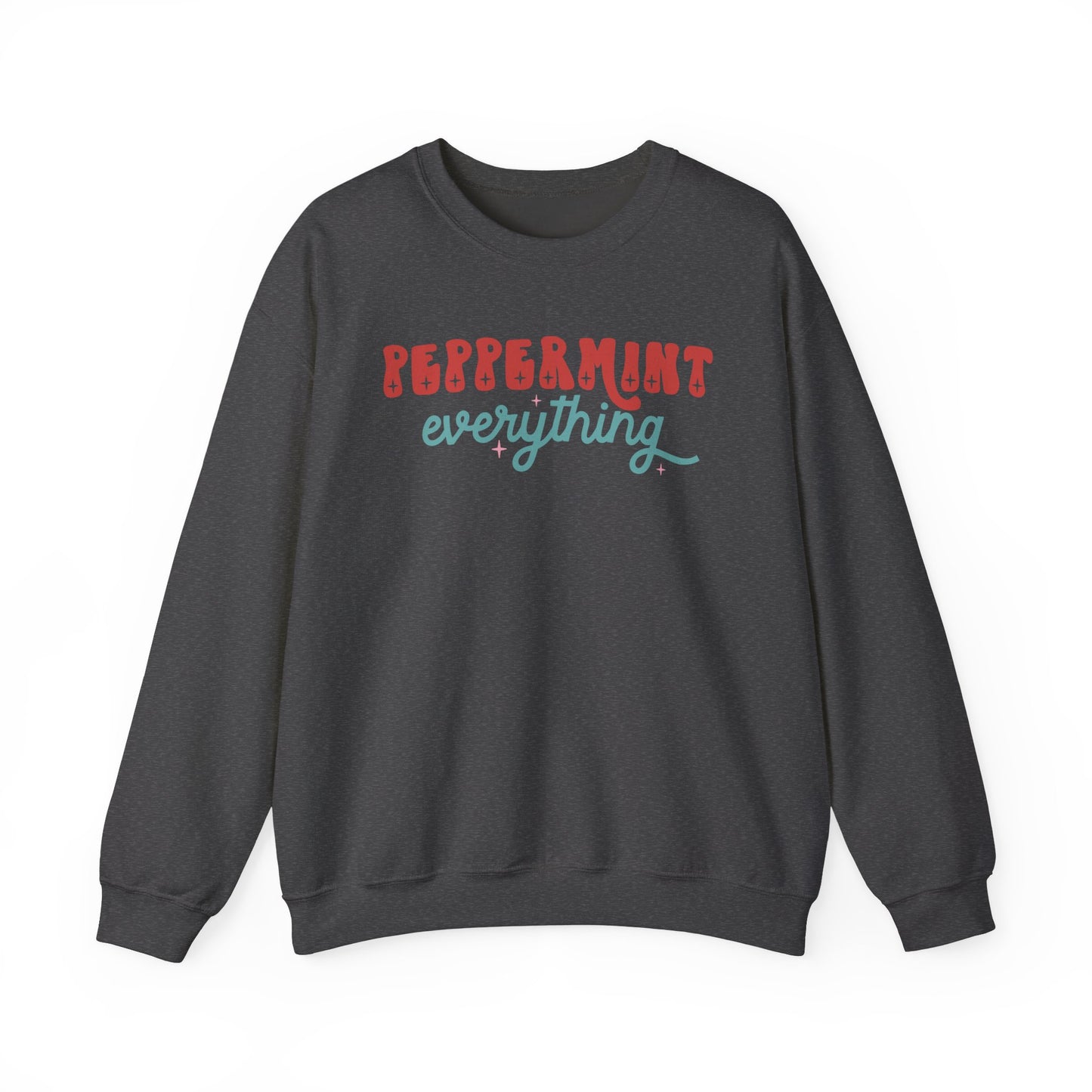 Peppermint Everything Gildan Crew Sweatshirt