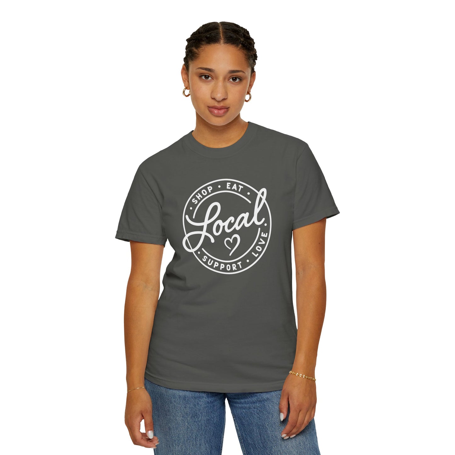 Support Local Comfort Colors Graphic Tee