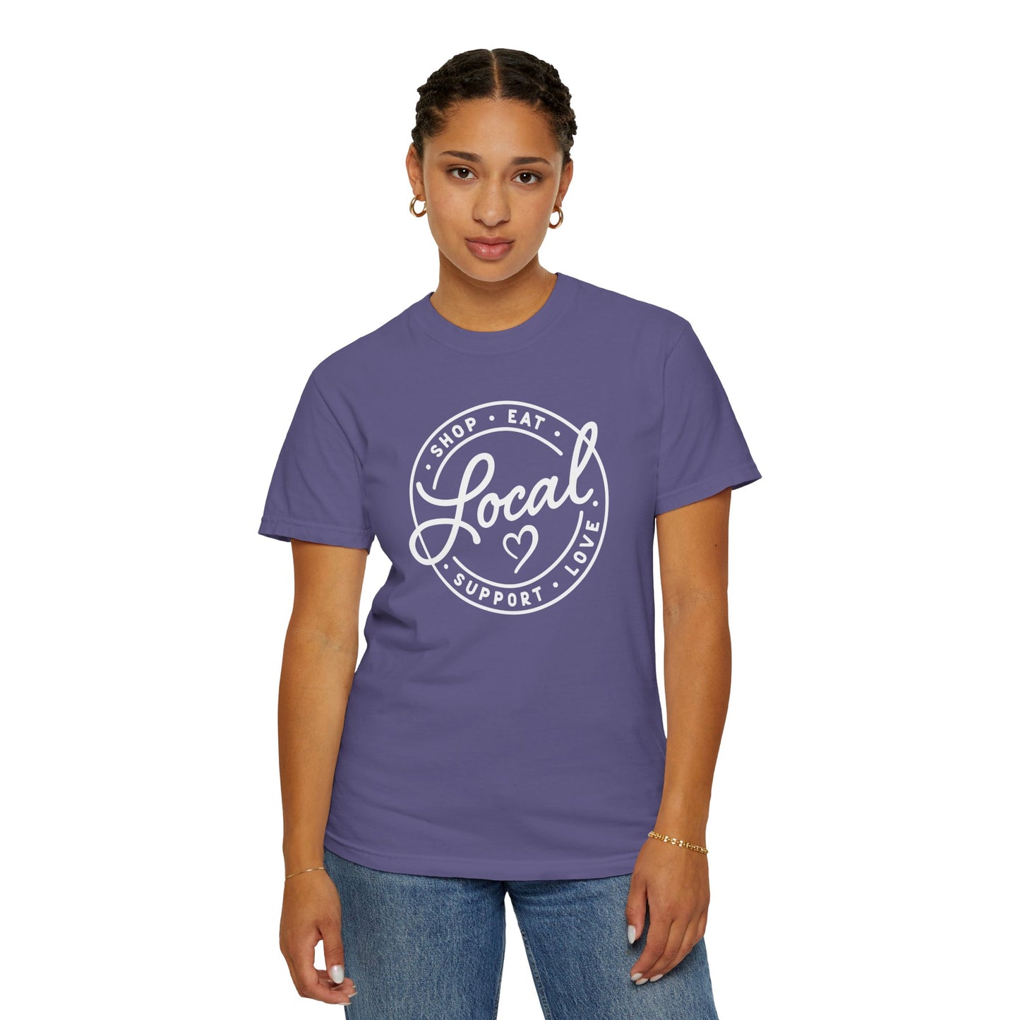 Support Local Comfort Colors Graphic Tee