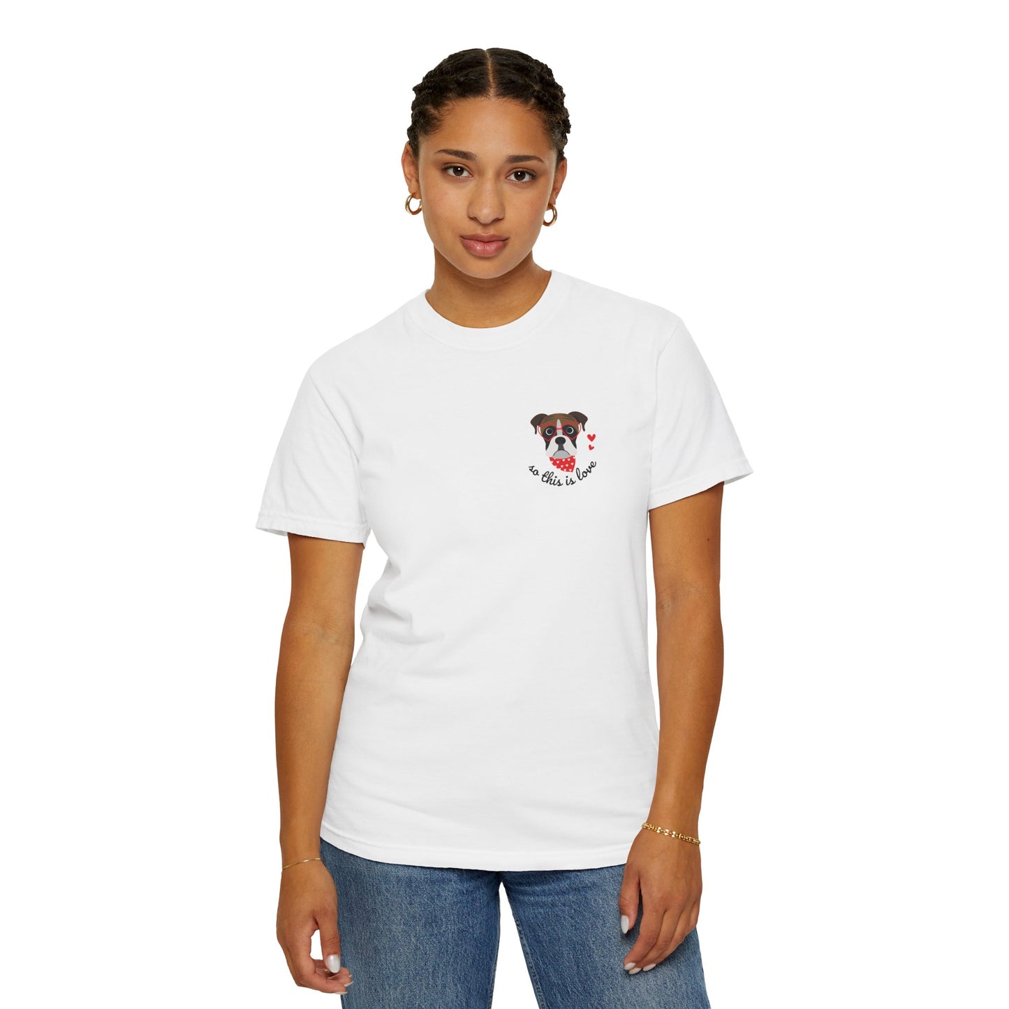 So This Is Love Boxer Comfort Colors Graphic Tee