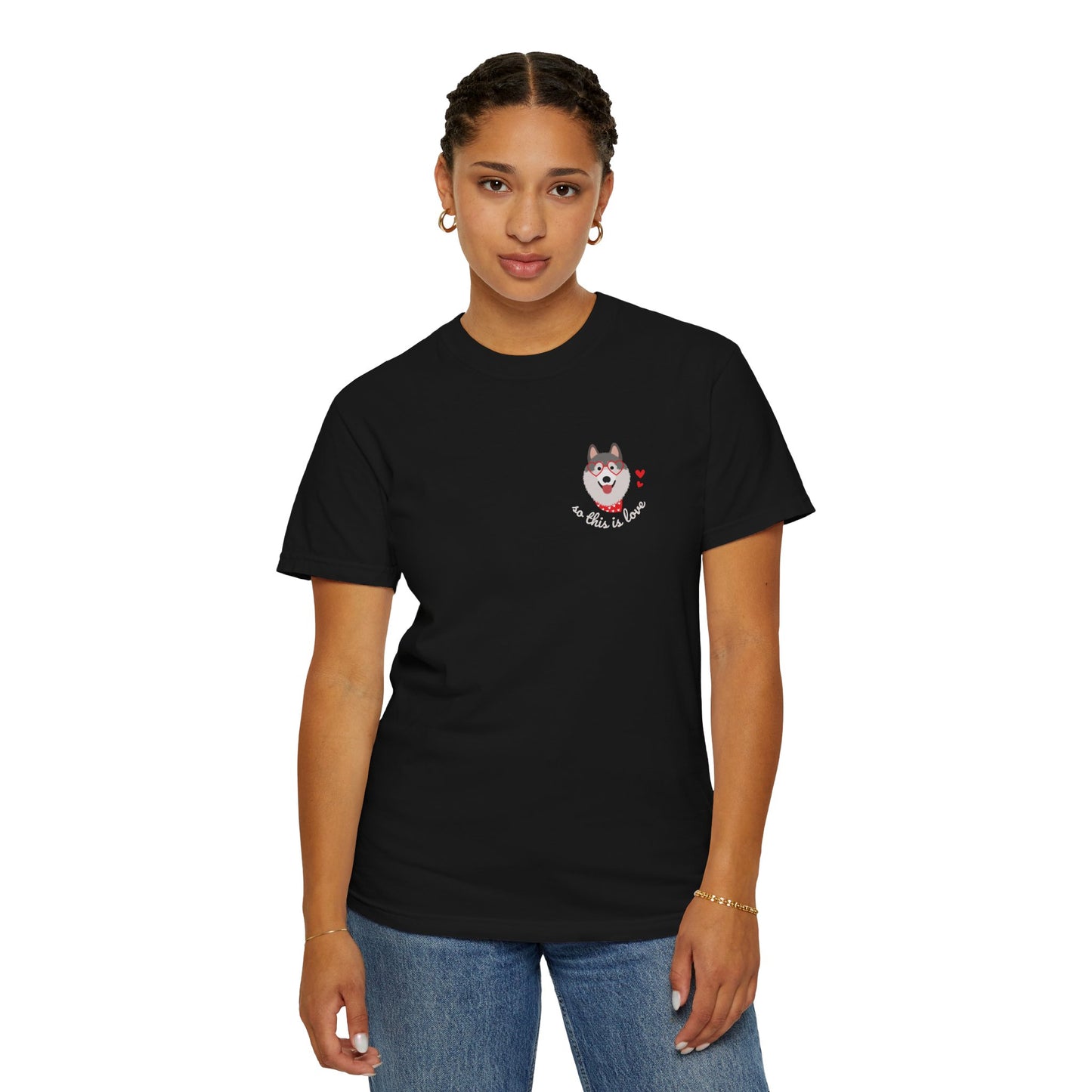 So This Is Love Siberian Husky Comfort Colors Graphic Tee