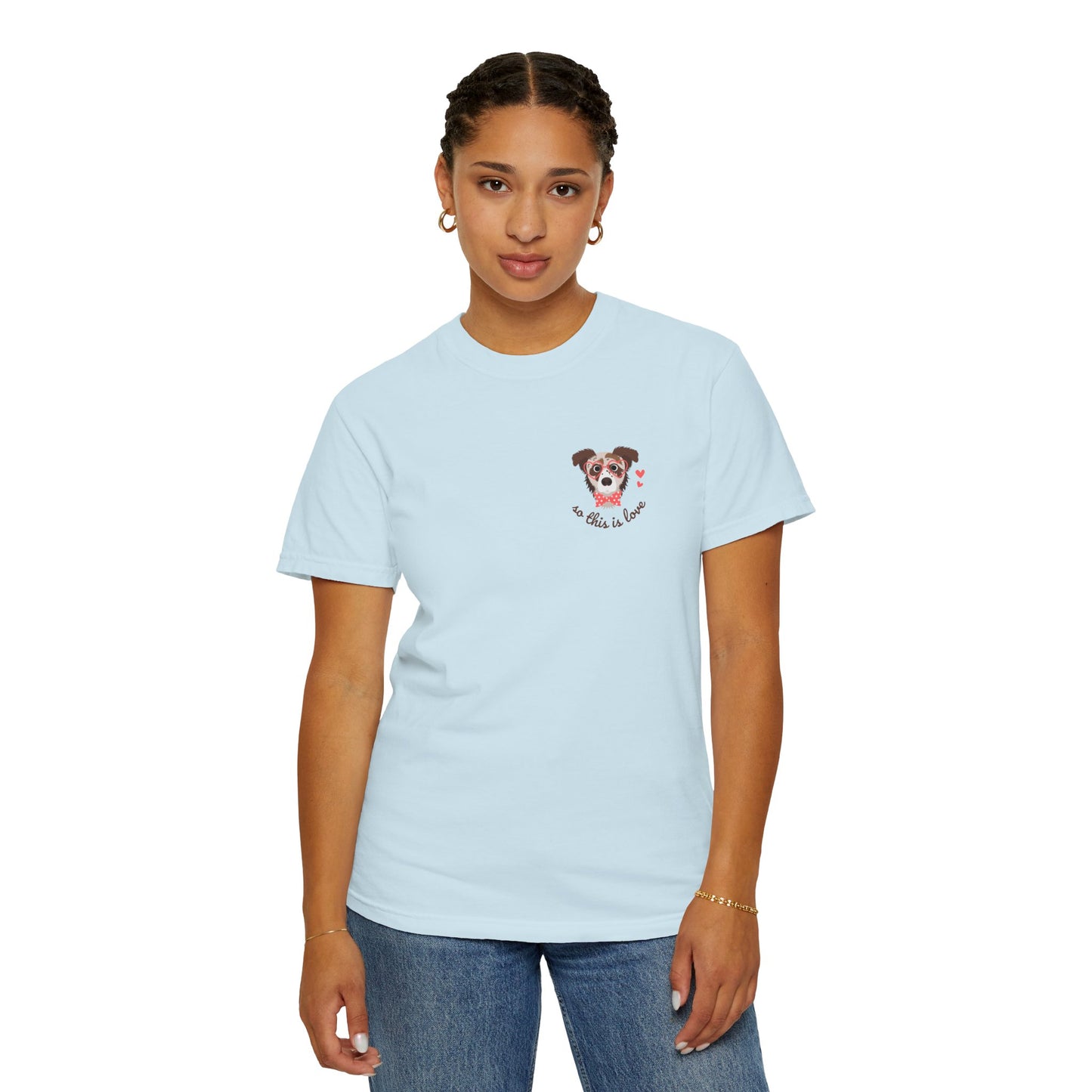 So This Is Love Australian Shepard Comfort Colors Graphic Tee