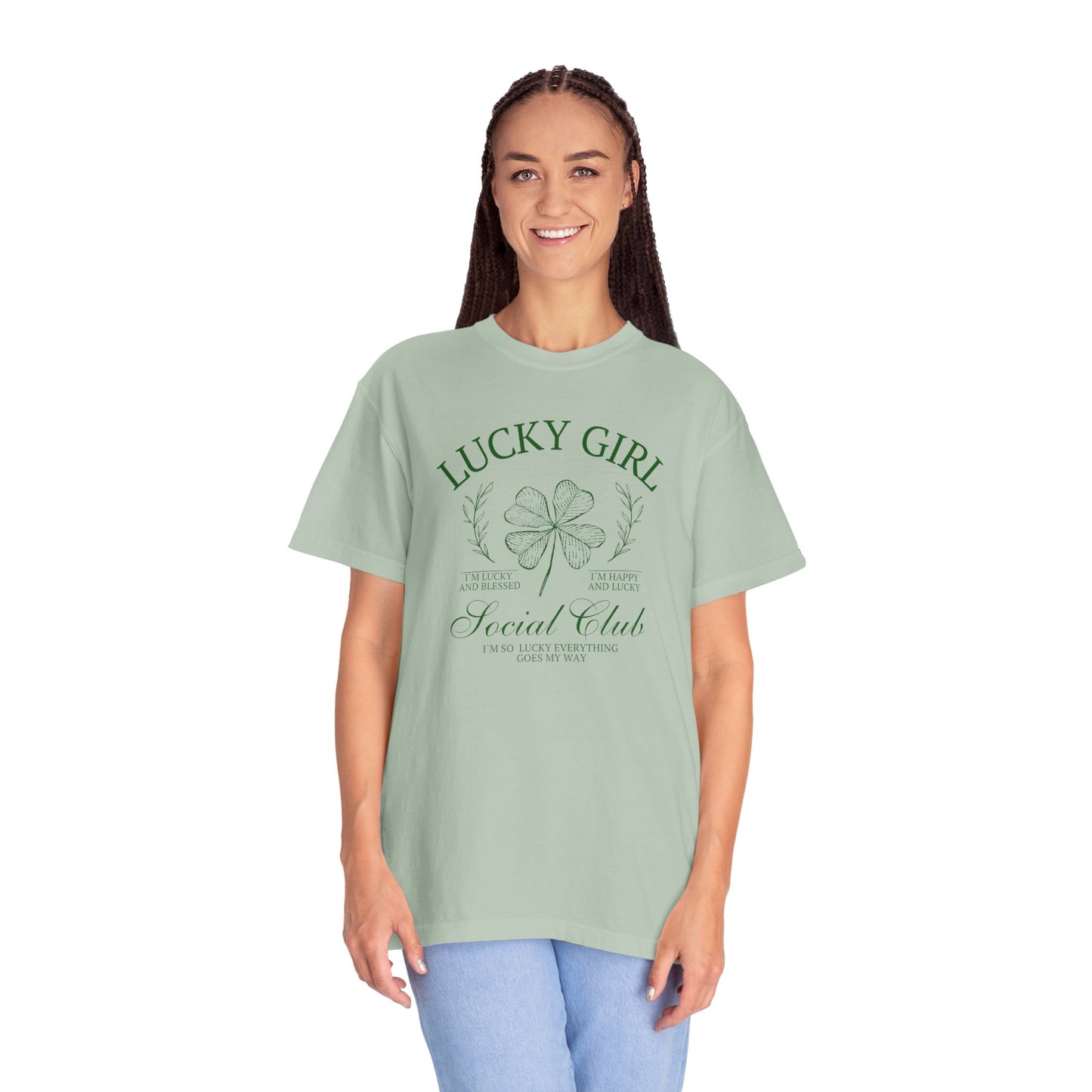 Lucky Girl Comfort Colors Graphic Tee