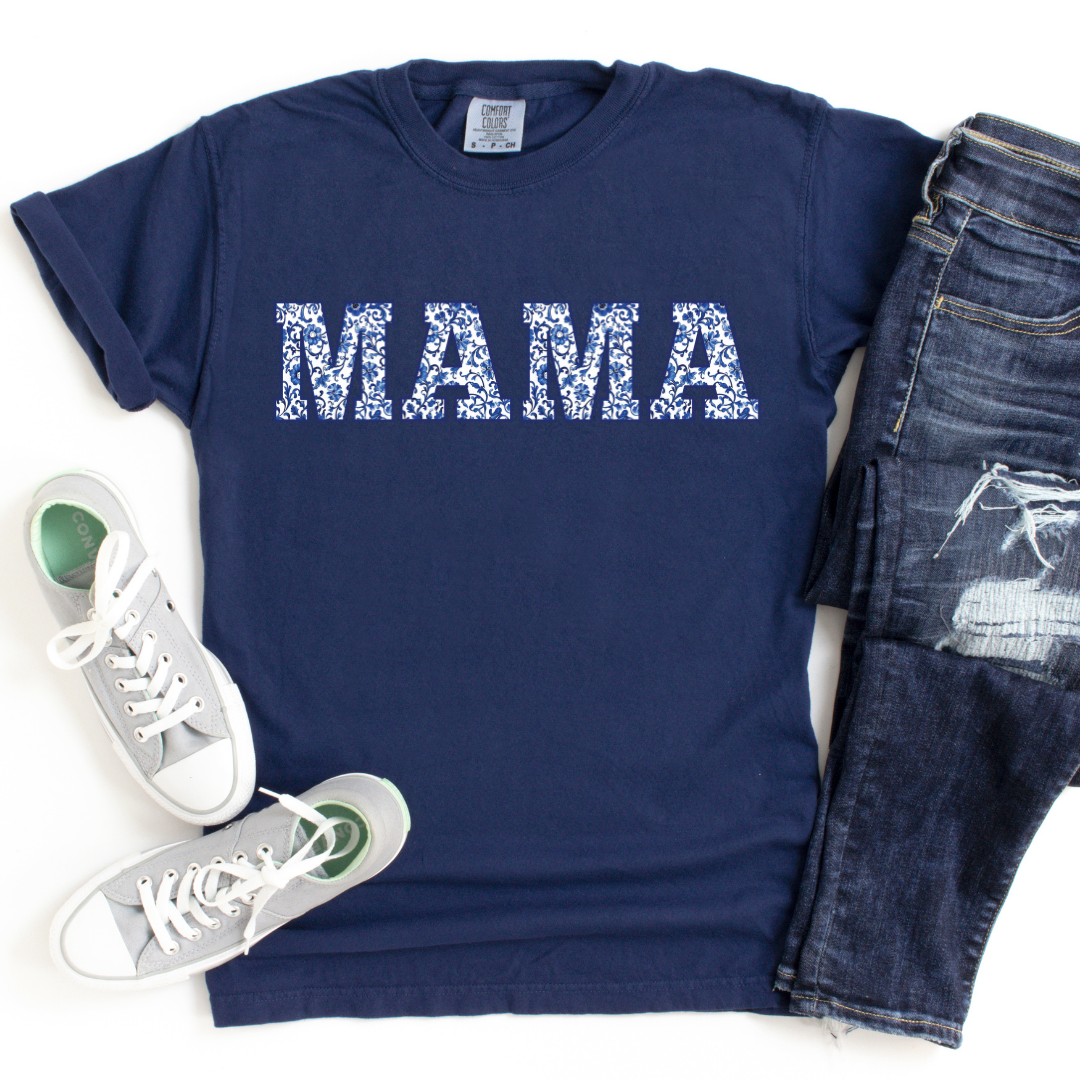 Chinoiserie Mama Comfort Colors Tee