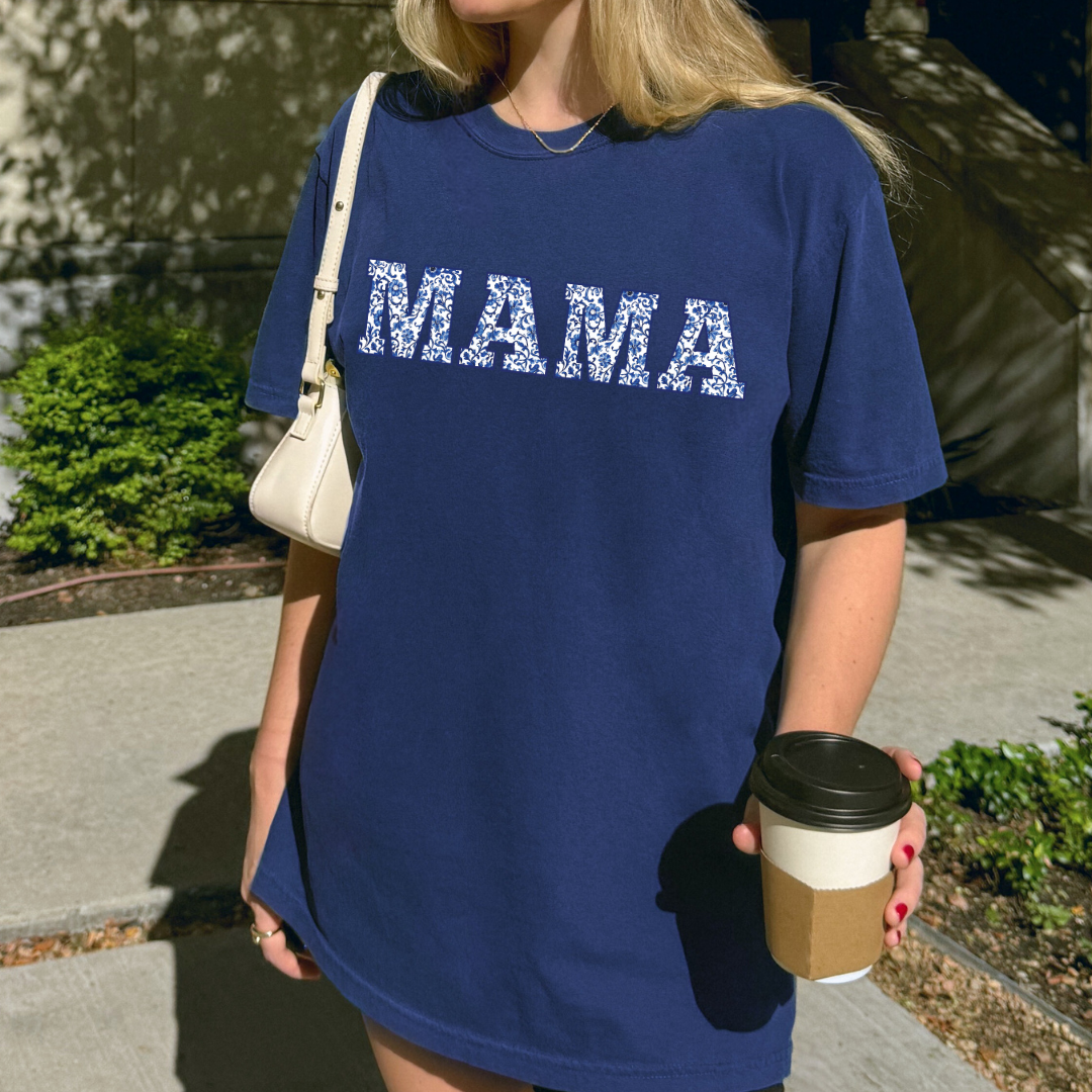 Chinoiserie Mama Comfort Colors Tee