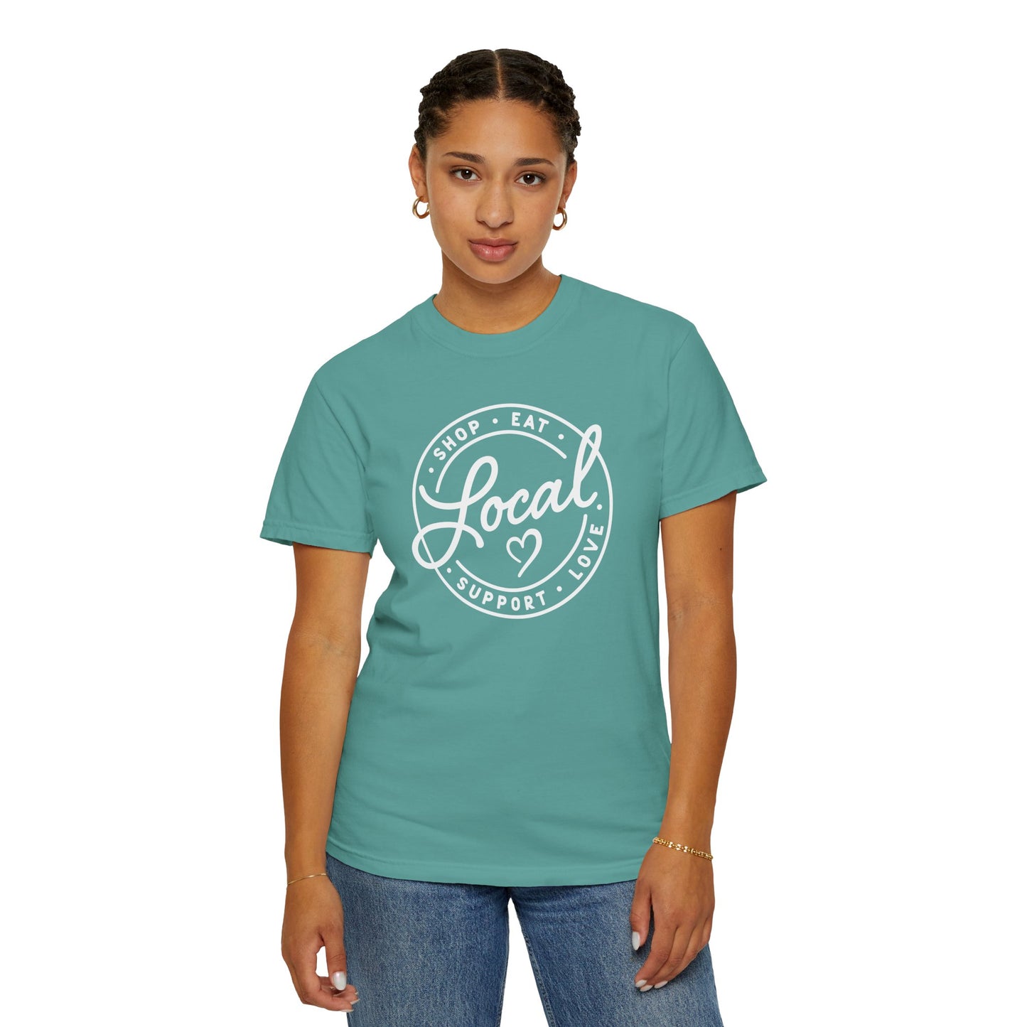 Support Local Comfort Colors Graphic Tee