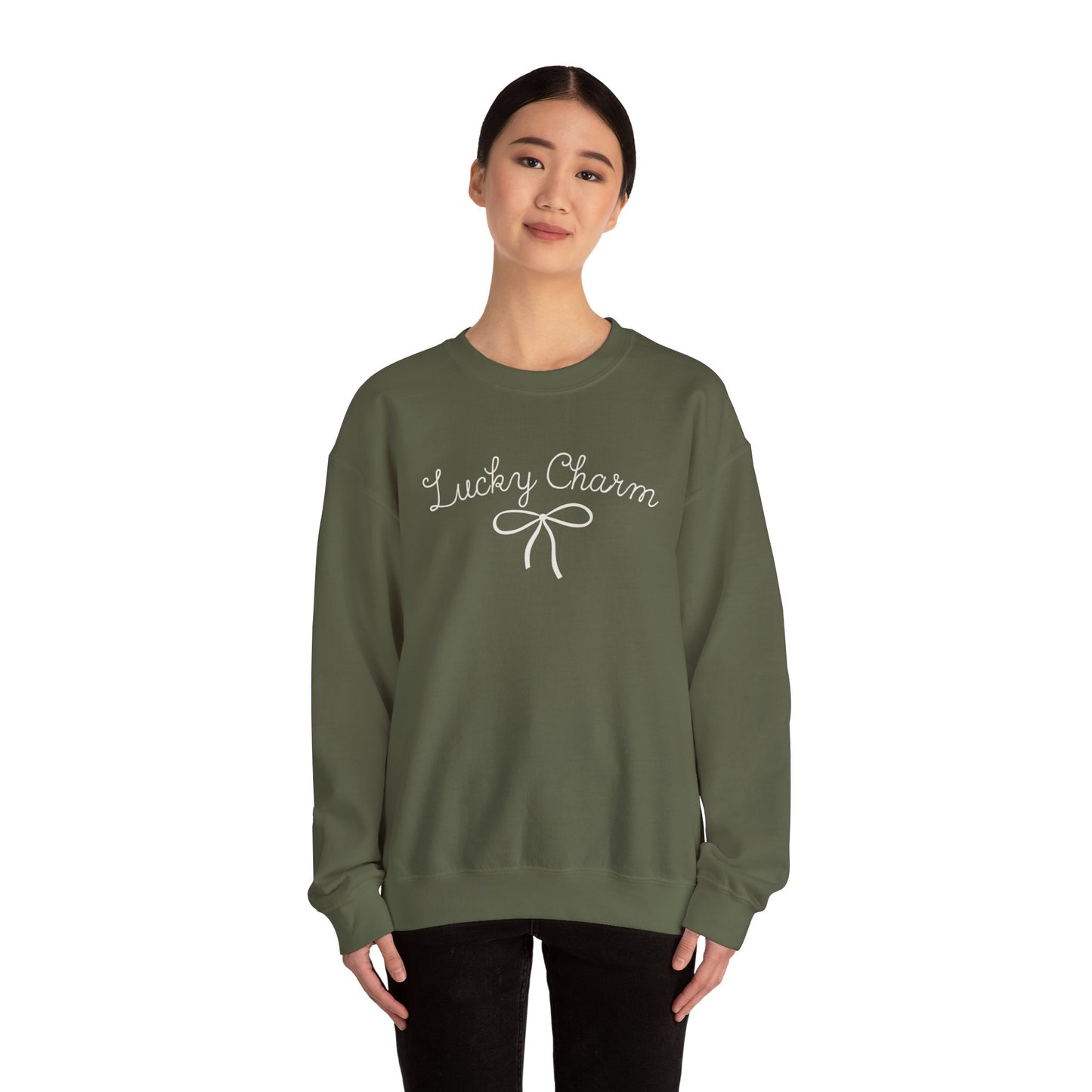 Lucky Charm Gildan Crew Sweatshirt