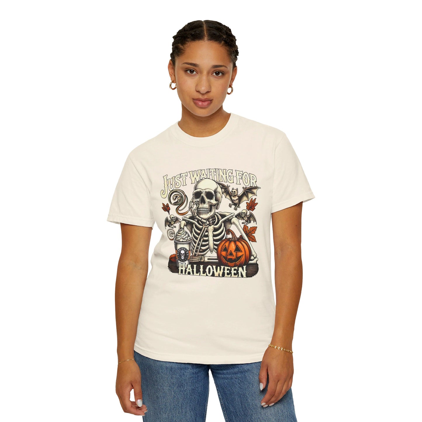 Waiting for Halloween Comfort Colors Graphic Tee