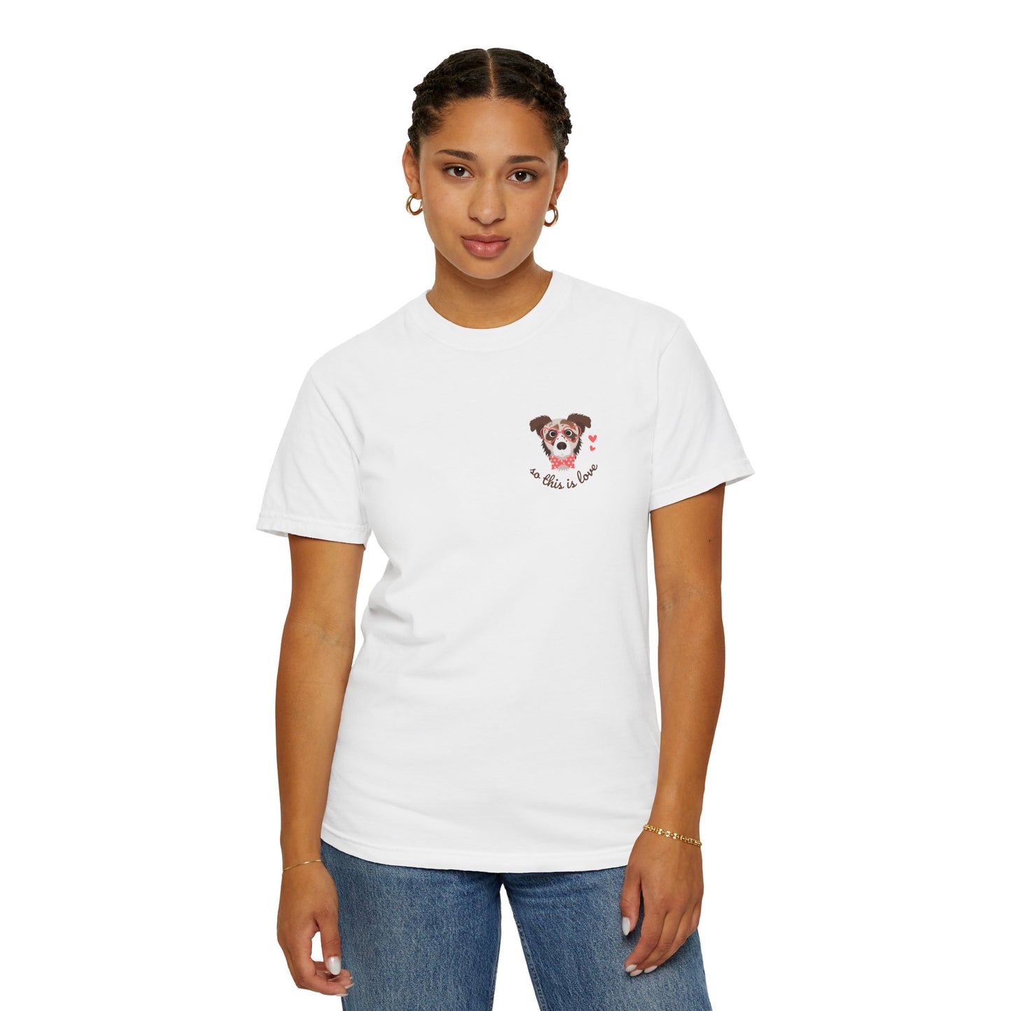 So This Is Love Australian Shepard Comfort Colors Graphic Tee