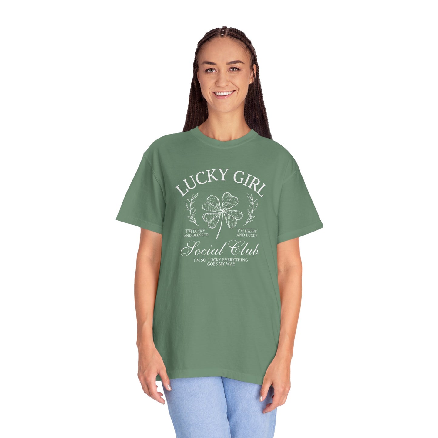 Lucky Girl Comfort Colors Graphic Tee