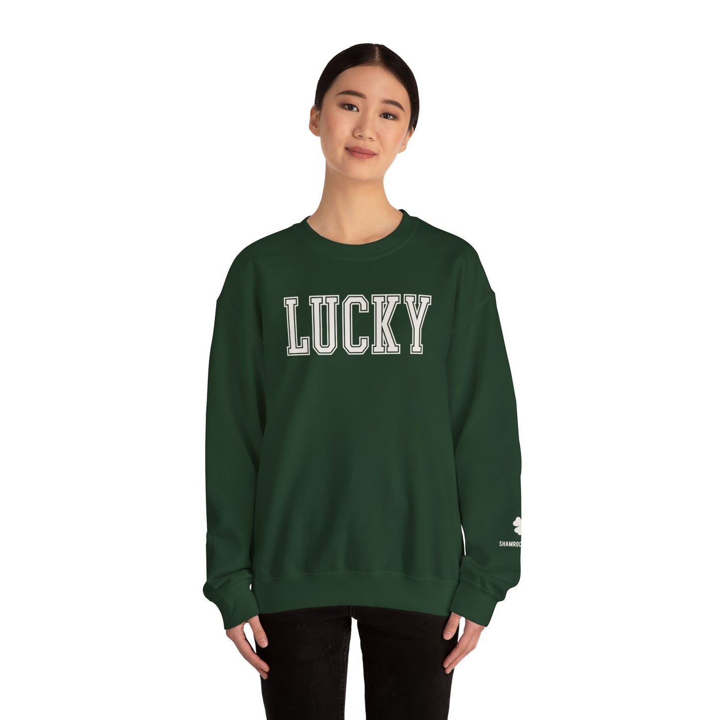 Lucky Gildan Crew Sweatshirt