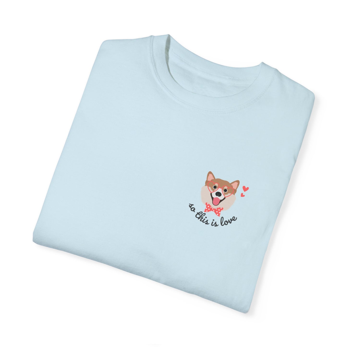 So This Is Love Shiba Inu Comfort Colors Graphic Tee