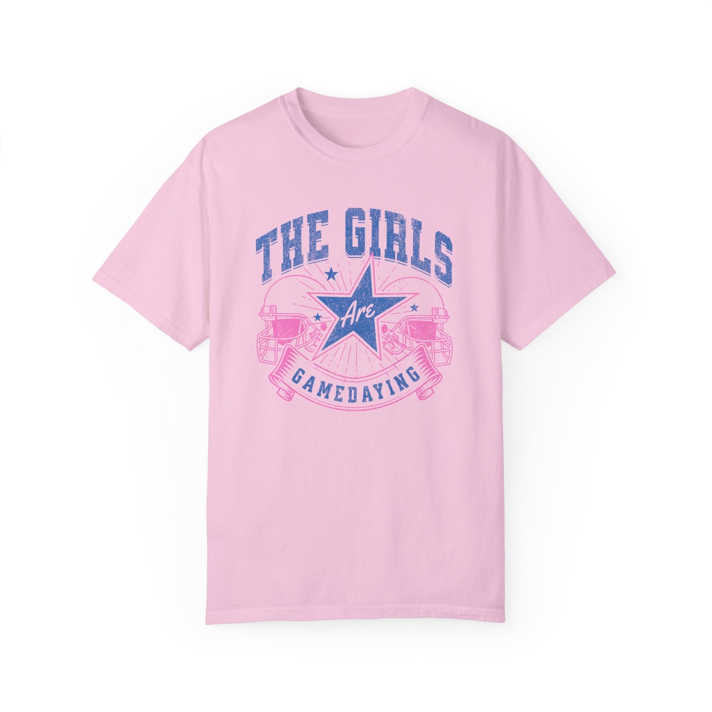The Girls Are Gamedaying Comfort Colors Graphic Tee