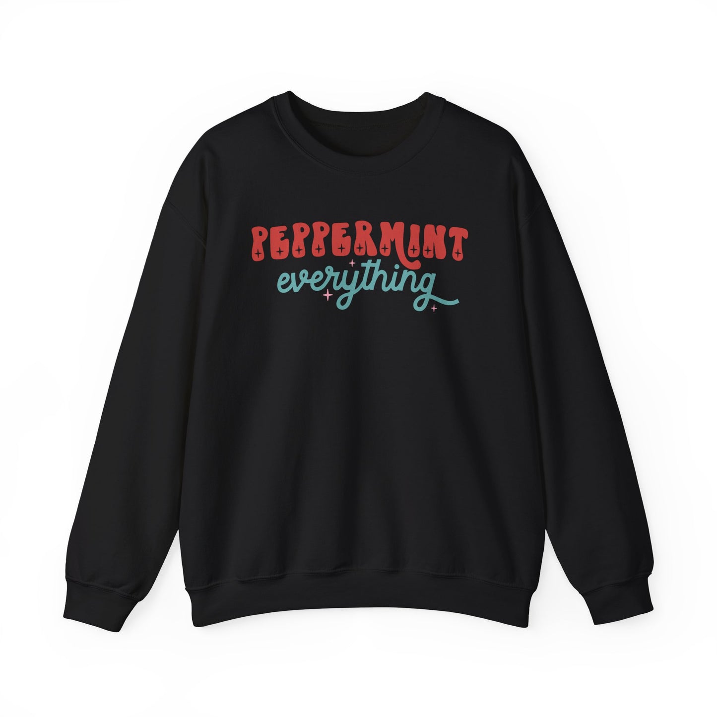 Peppermint Everything Gildan Crew Sweatshirt