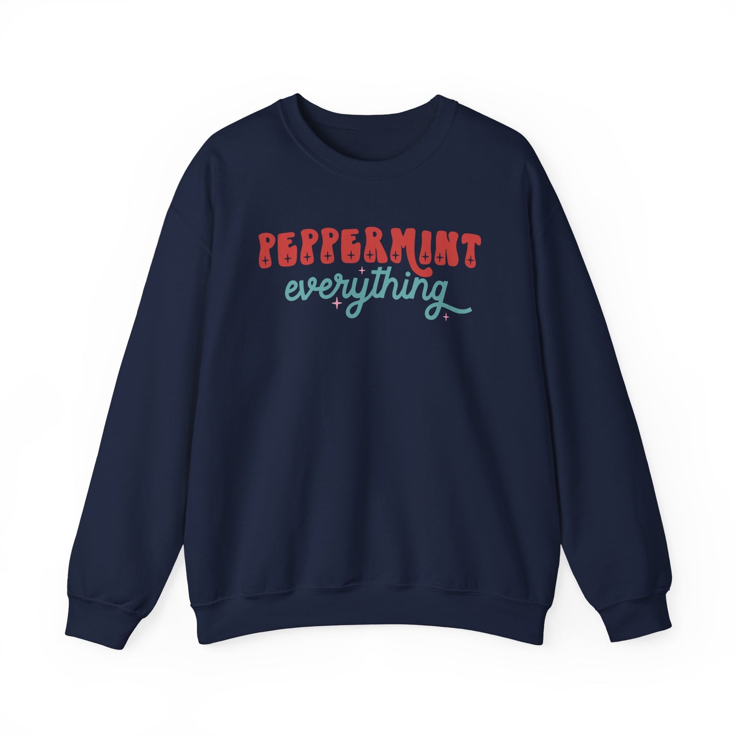 Peppermint Everything Gildan Crew Sweatshirt