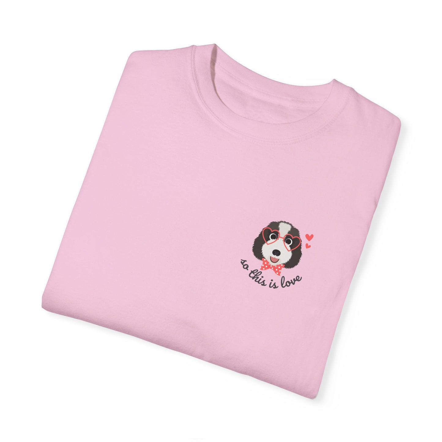 So This Is Love Labradoodle Comfort Colors Graphic Tee