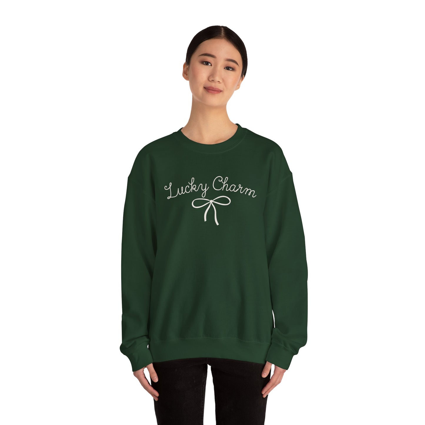 Lucky Charm Gildan Crew Sweatshirt