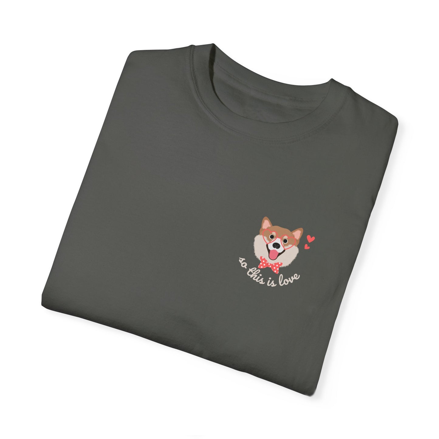 So This Is Love Shiba Inu Comfort Colors Graphic Tee