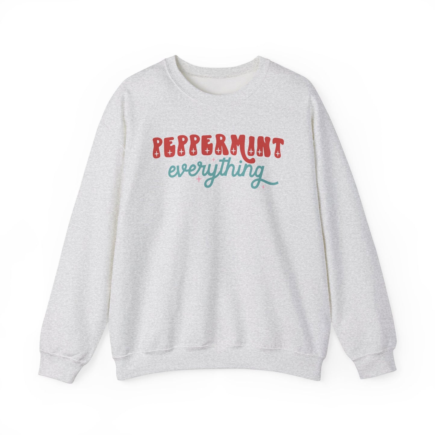 Peppermint Everything Gildan Crew Sweatshirt