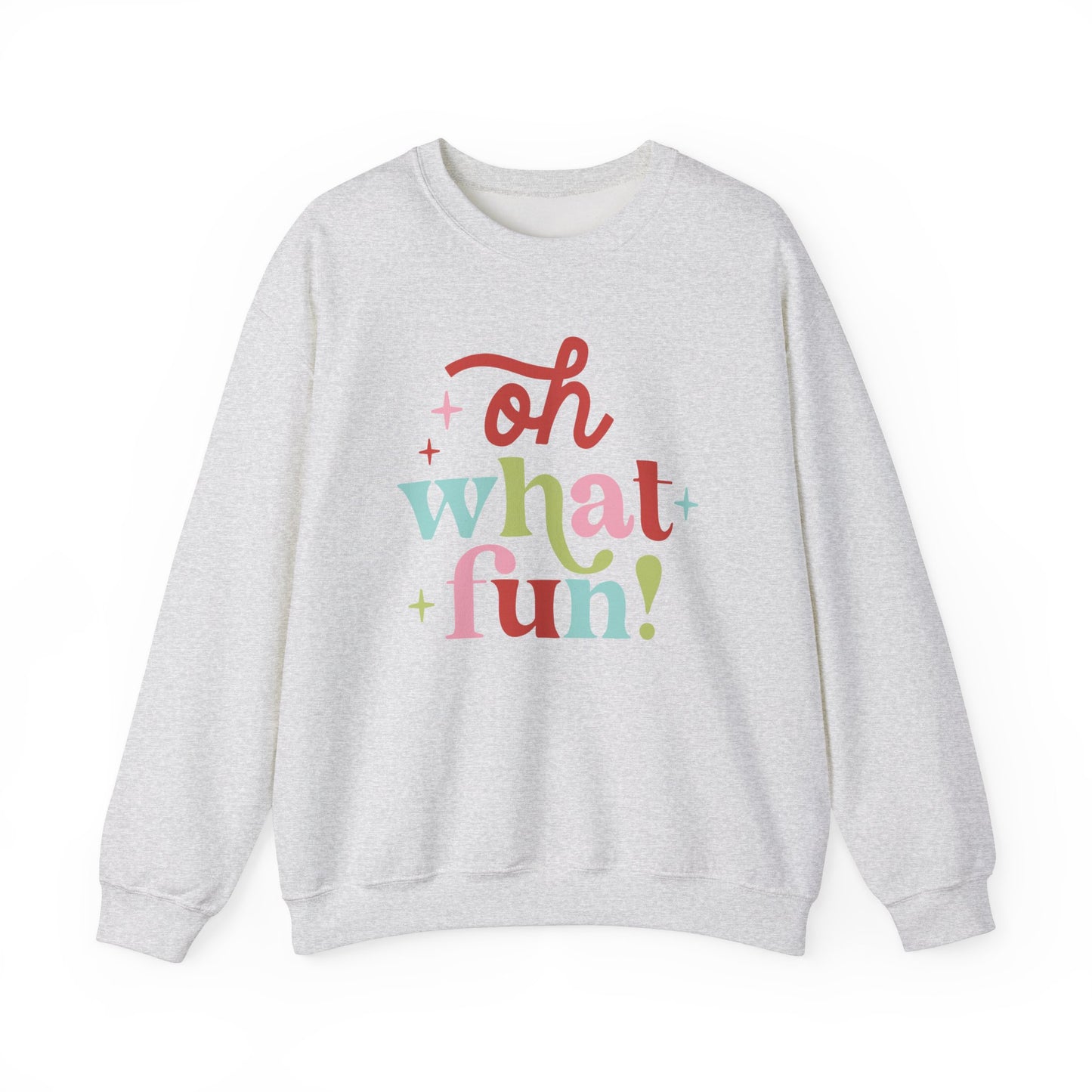 Oh What Fun Gildan Crew Sweatshirt