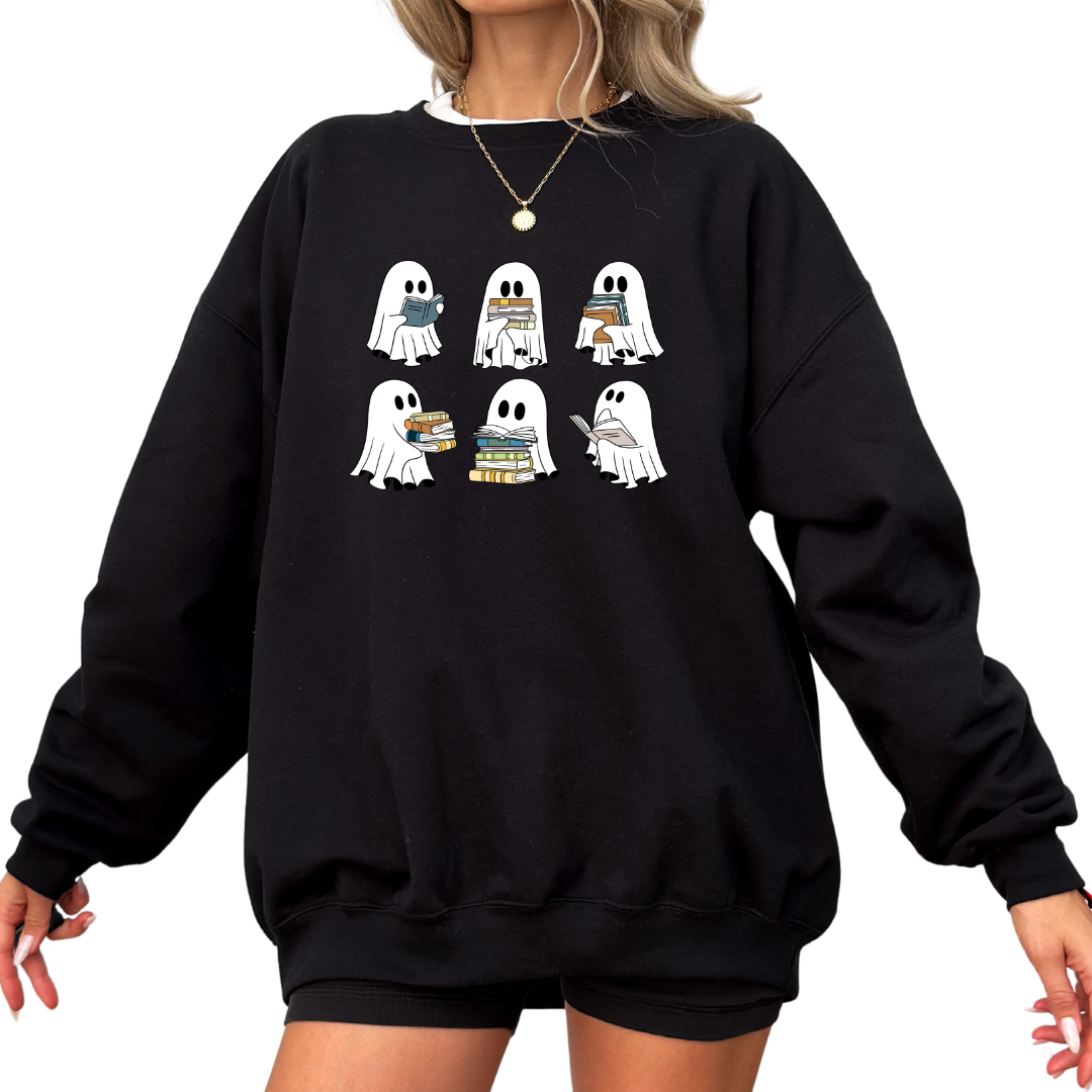 Book Ghosts Gildan Sweatshirt