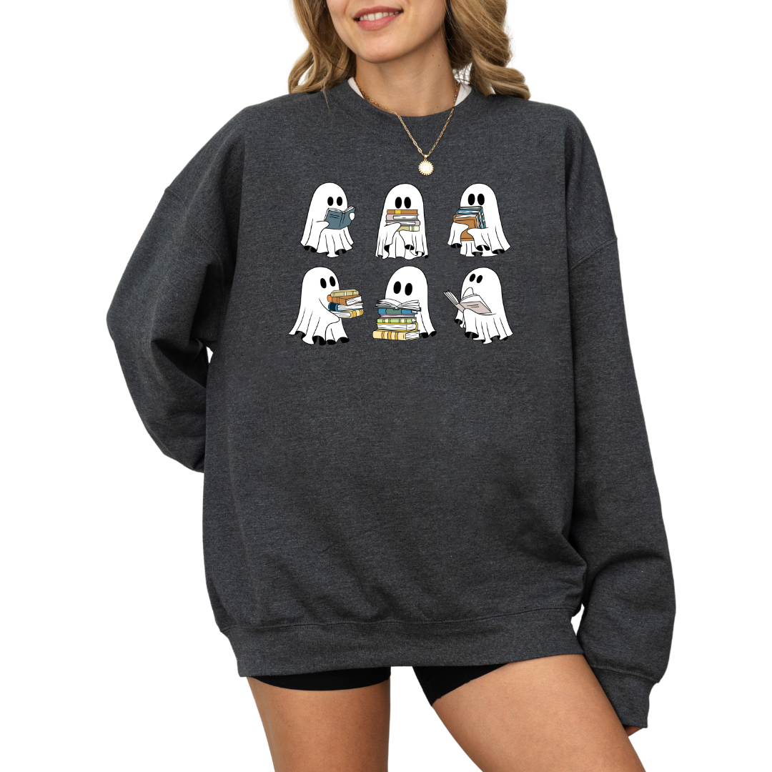 Book Ghosts Gildan Sweatshirt