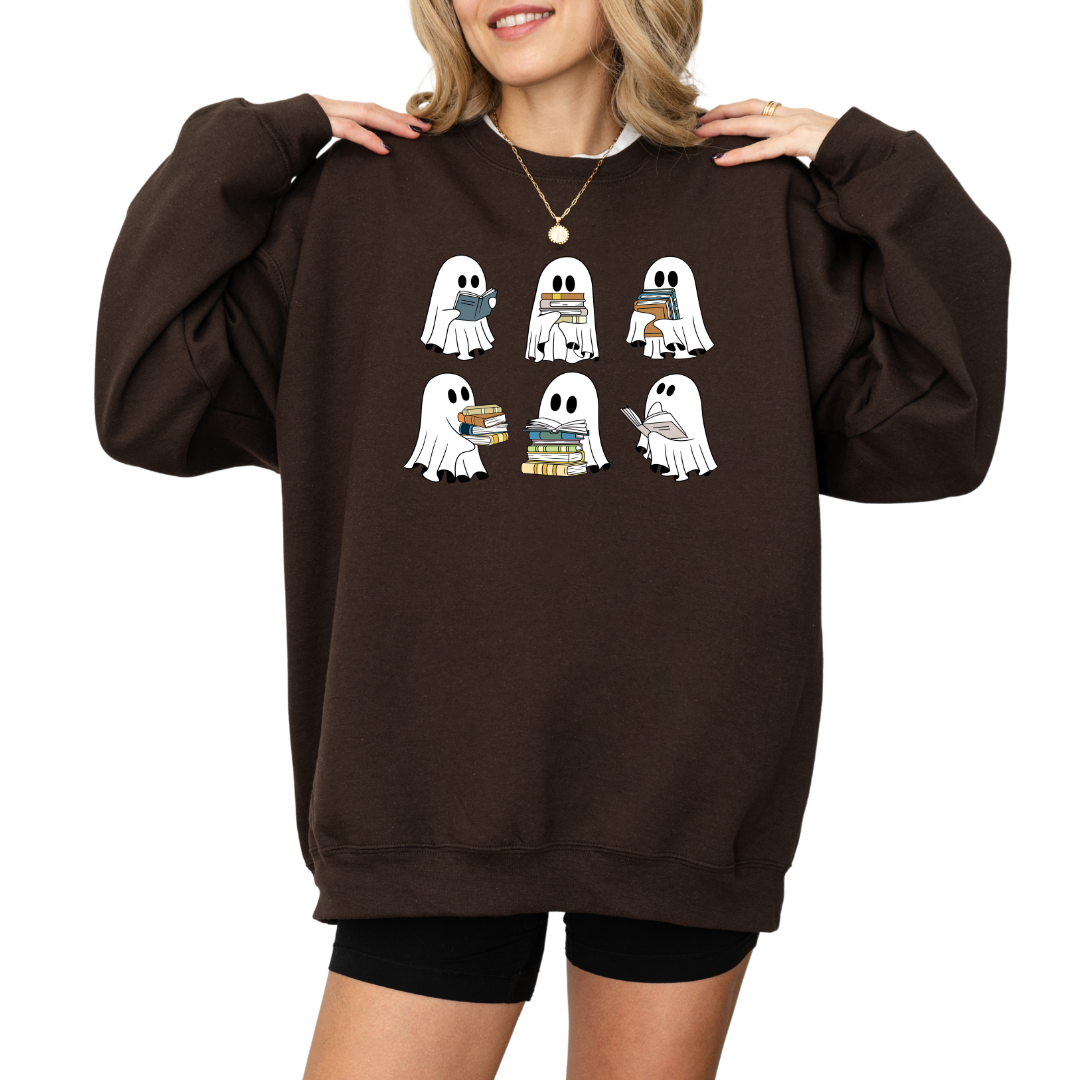 Book Ghosts Gildan Sweatshirt