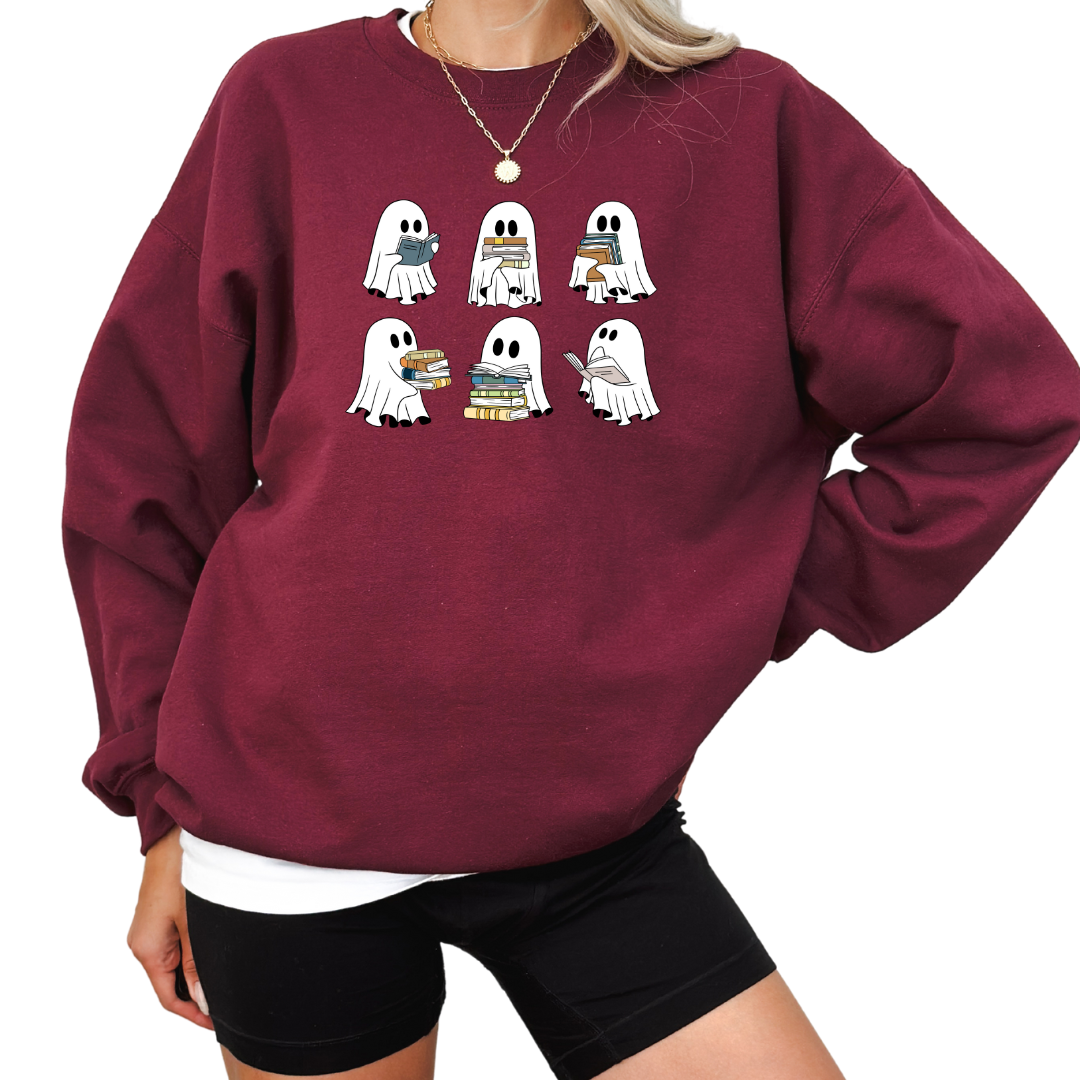 Book Ghosts Gildan Sweatshirt