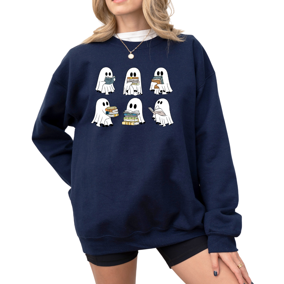 Book Ghosts Gildan Sweatshirt