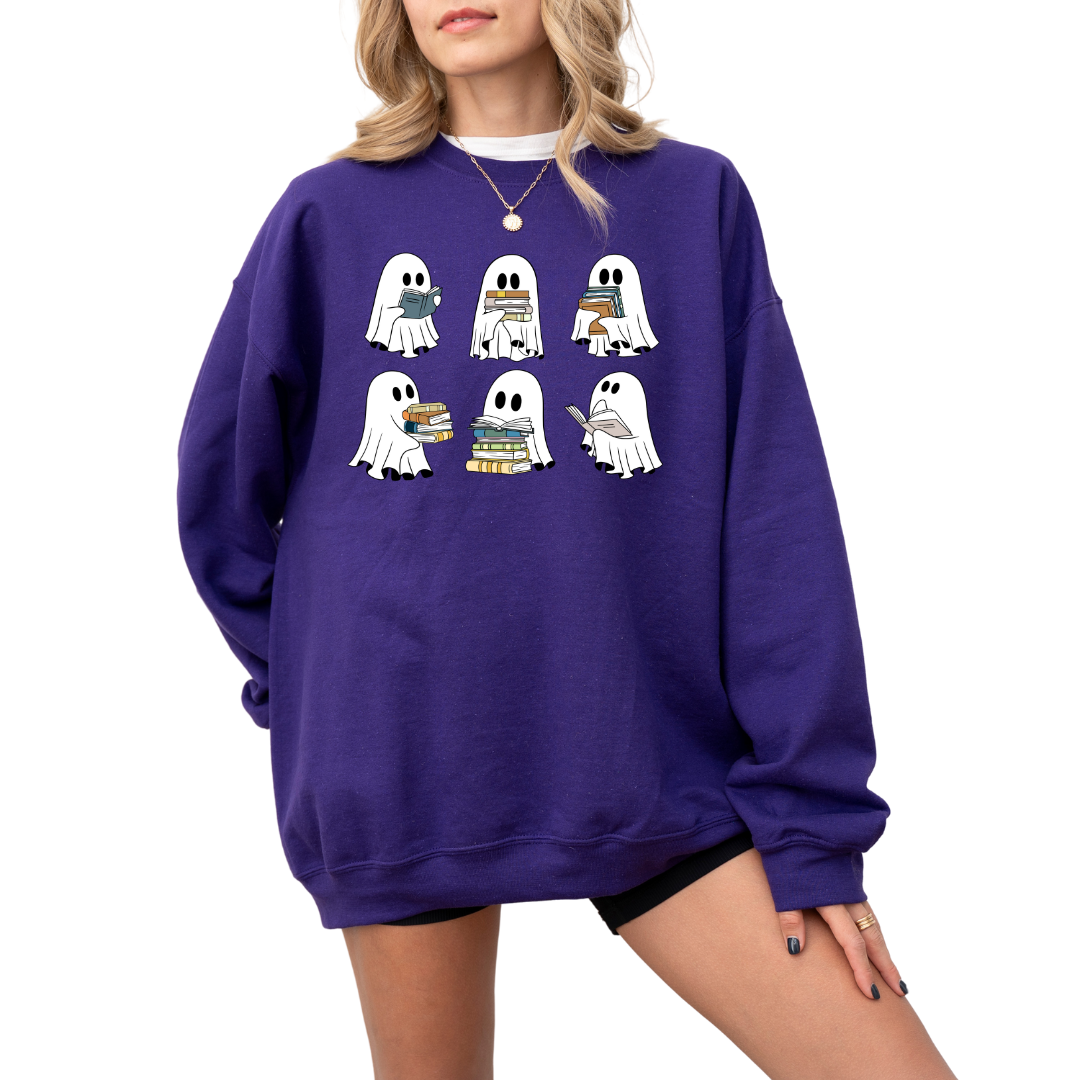 Book Ghosts Gildan Sweatshirt