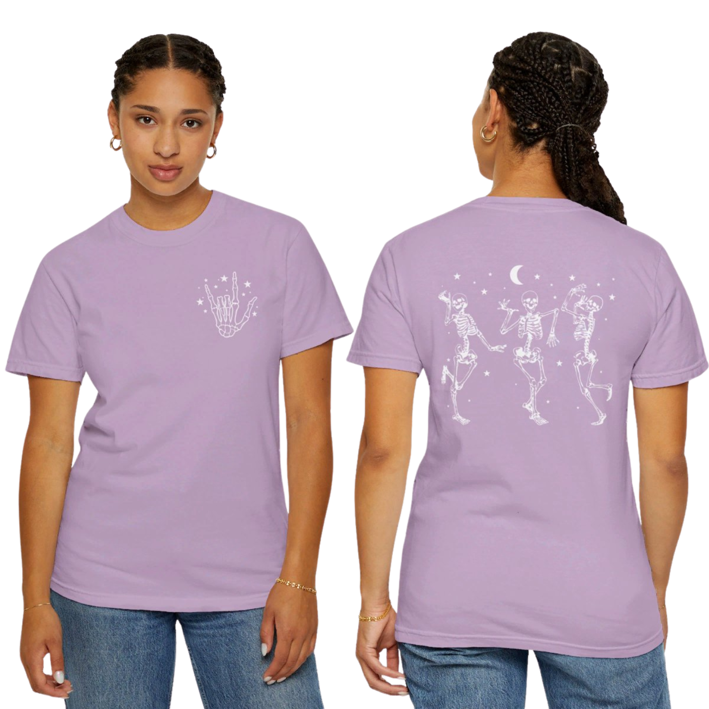 Dancing Skeletons Comfort Colors Graphic Tee