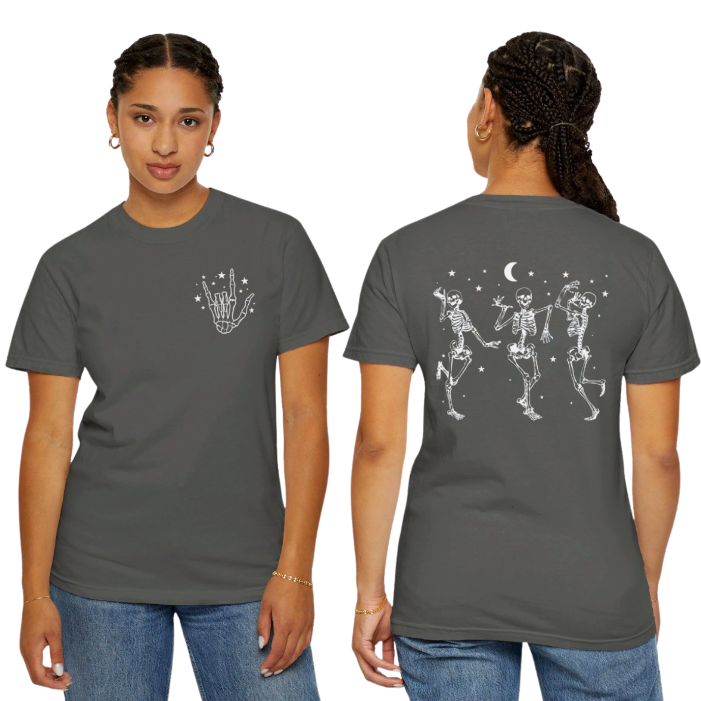 Dancing Skeletons Comfort Colors Graphic Tee