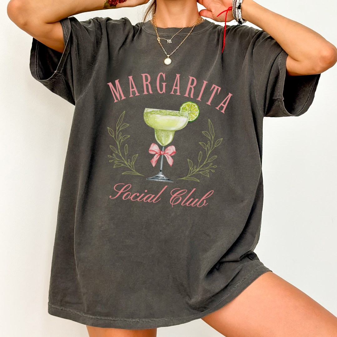 Margarita Social Club Comfort Colors Graphic Tee