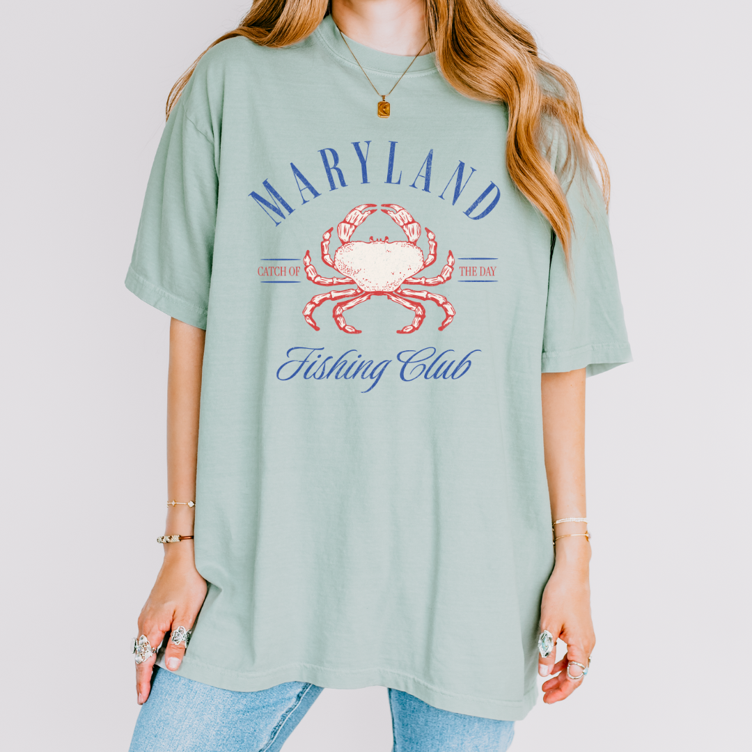 Maryland Fishing Club Comfort Colors Graphic Tee