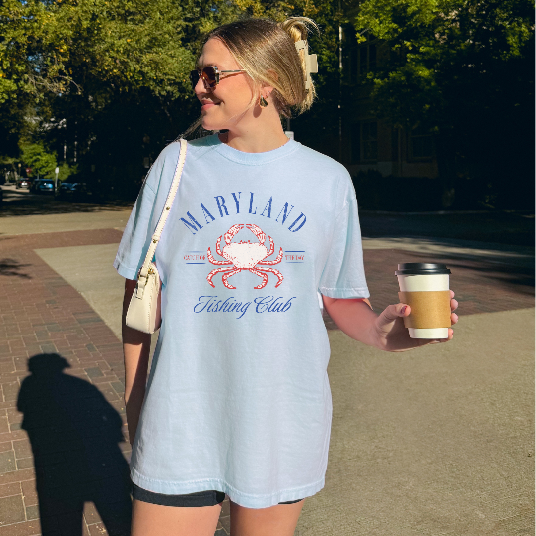 Maryland Fishing Club Comfort Colors Graphic Tee