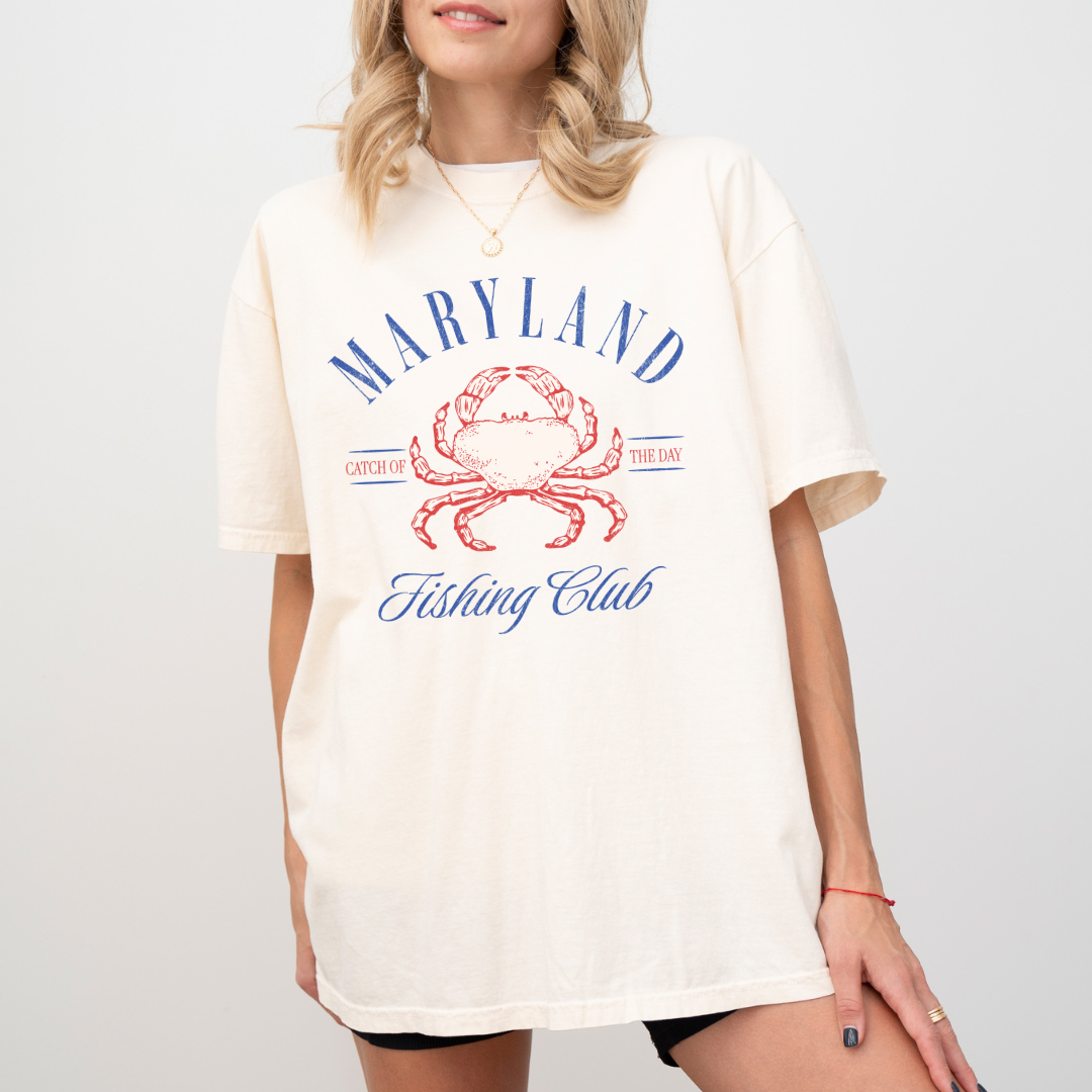 Maryland Fishing Club Comfort Colors Graphic Tee