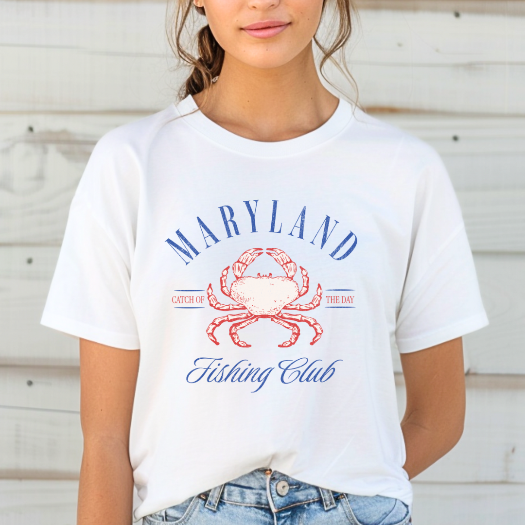 Maryland Fishing Club Comfort Colors Graphic Tee
